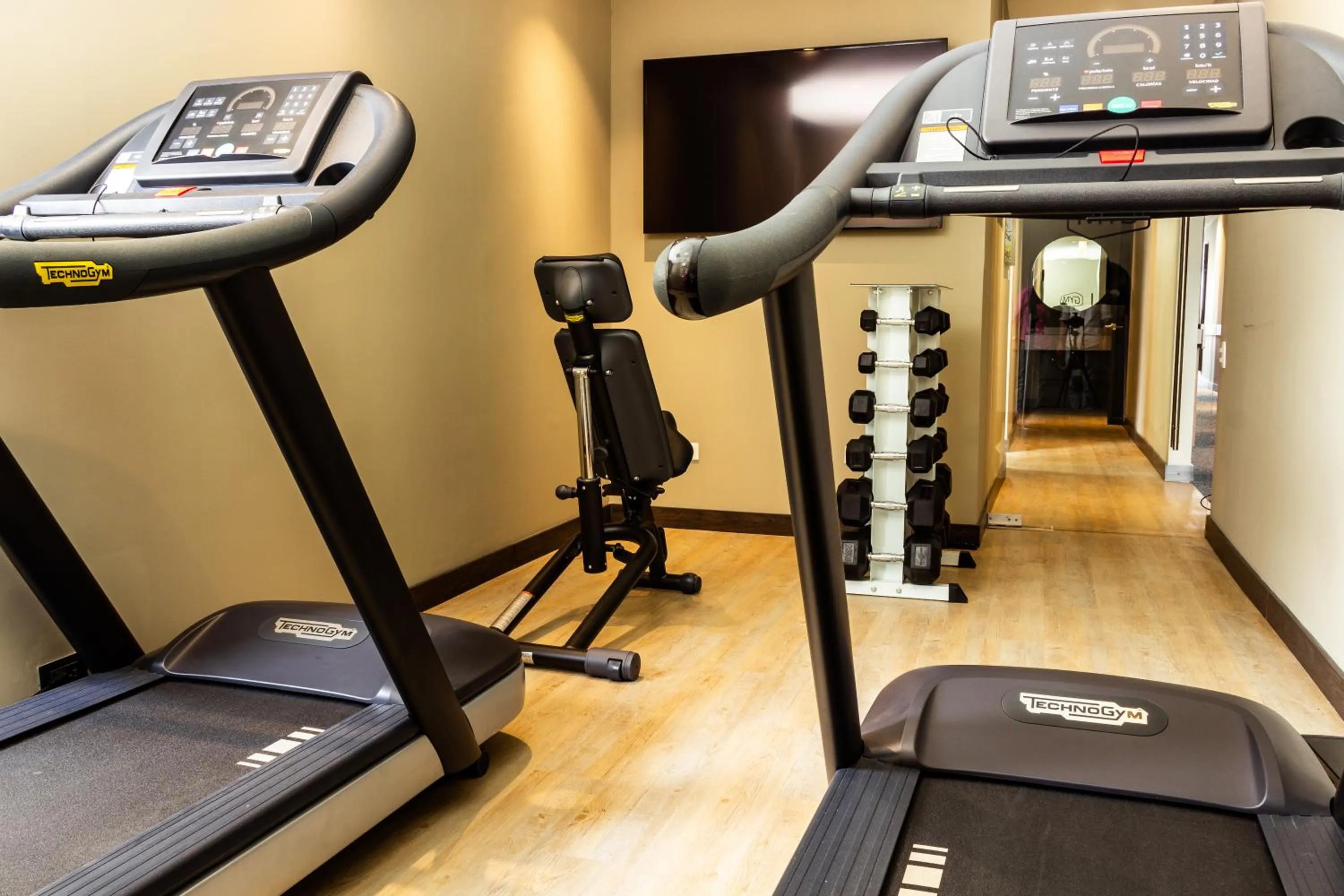 Fitness centre/facilities in Hotel F25