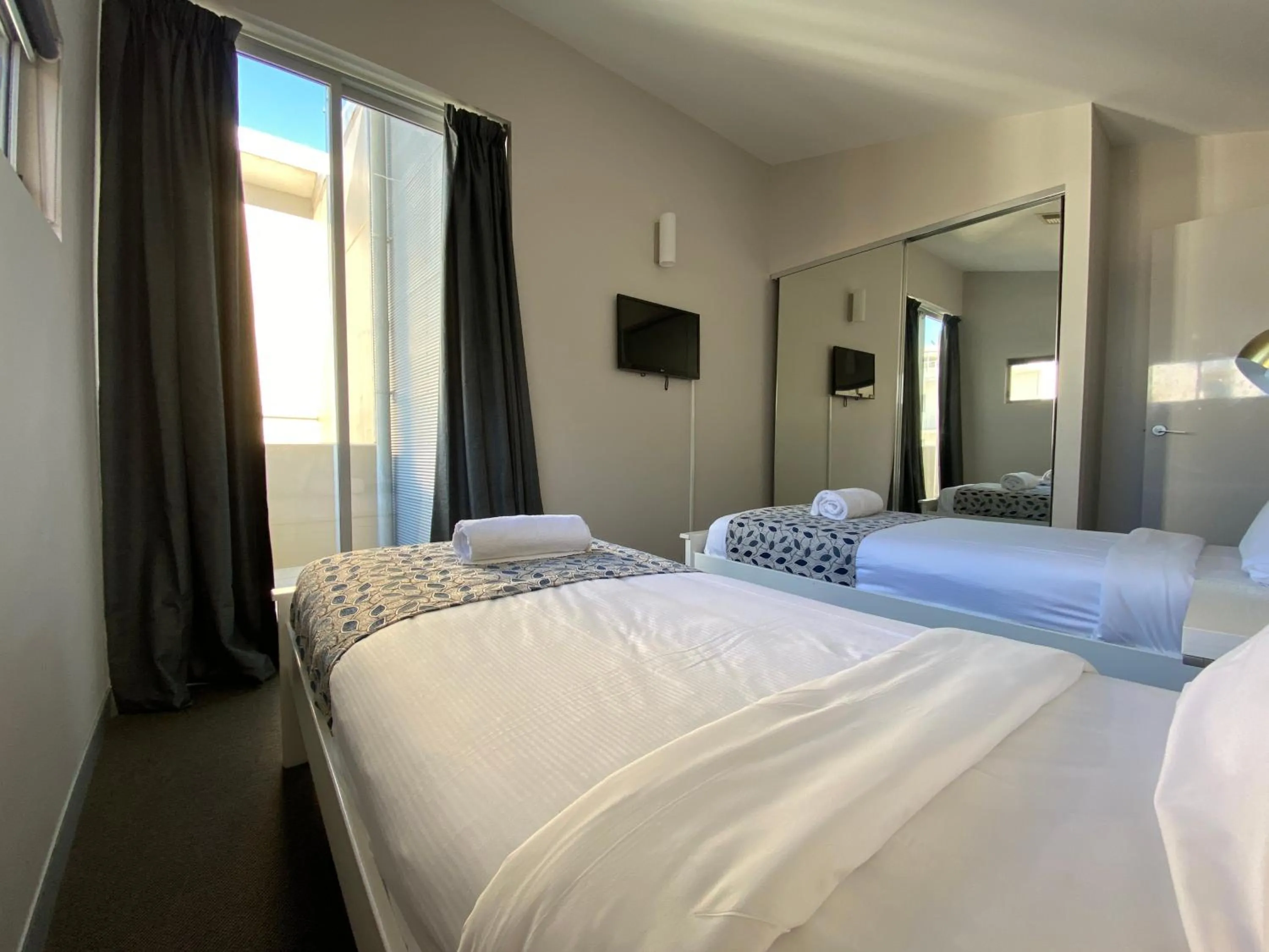 Bed in Redvue Holiday Apartments