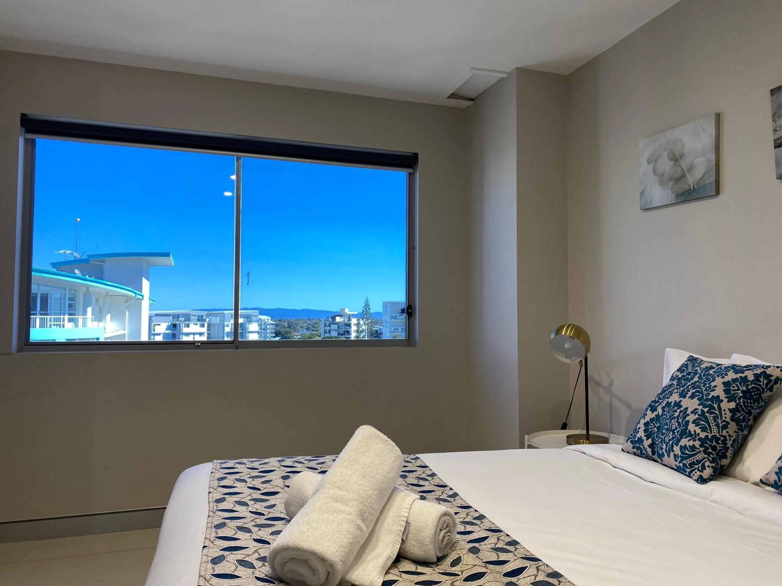 Bed in Redvue Holiday Apartments