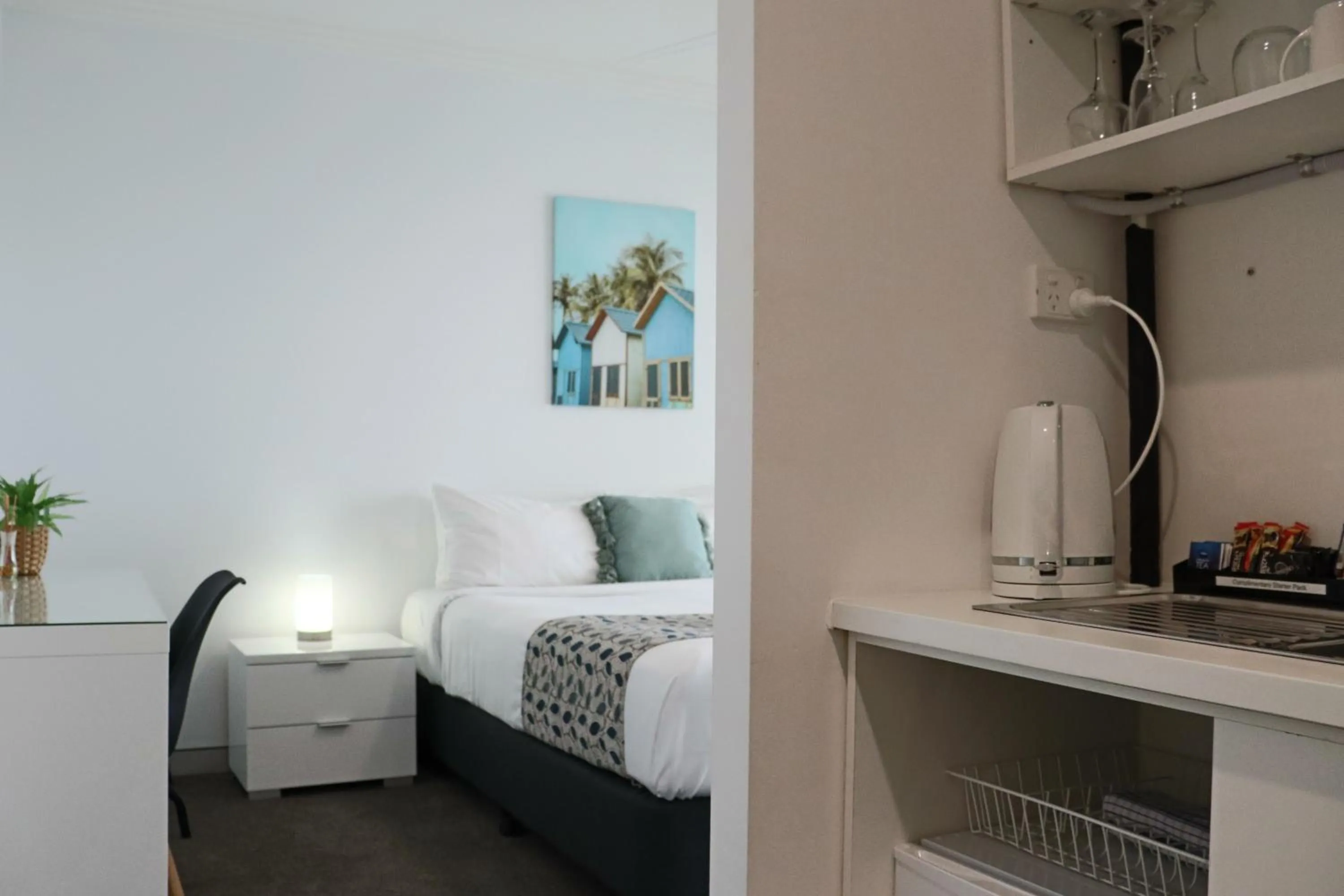 Bed in Redvue Holiday Apartments