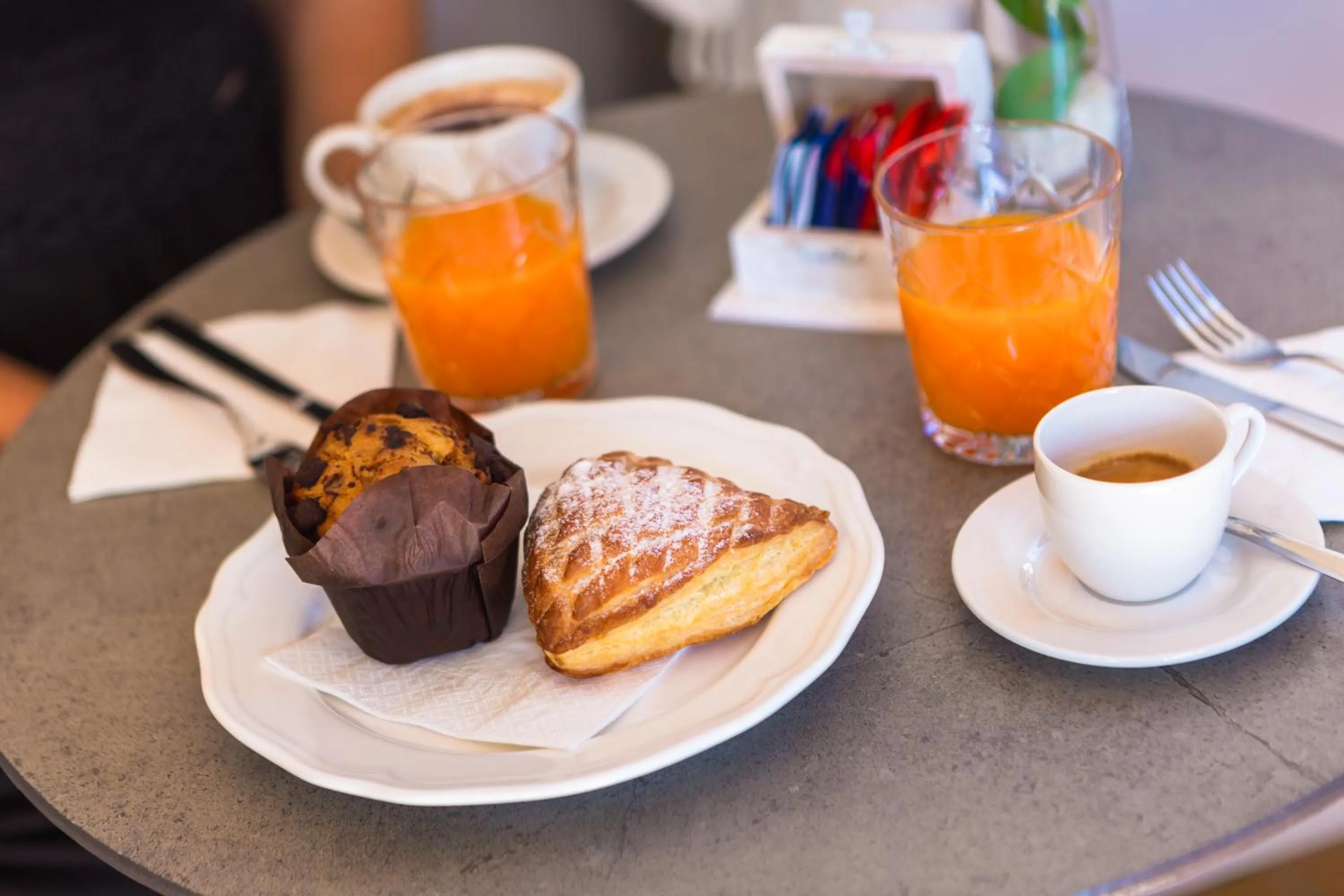 Food close-up in B&B Il Folletto del Lago