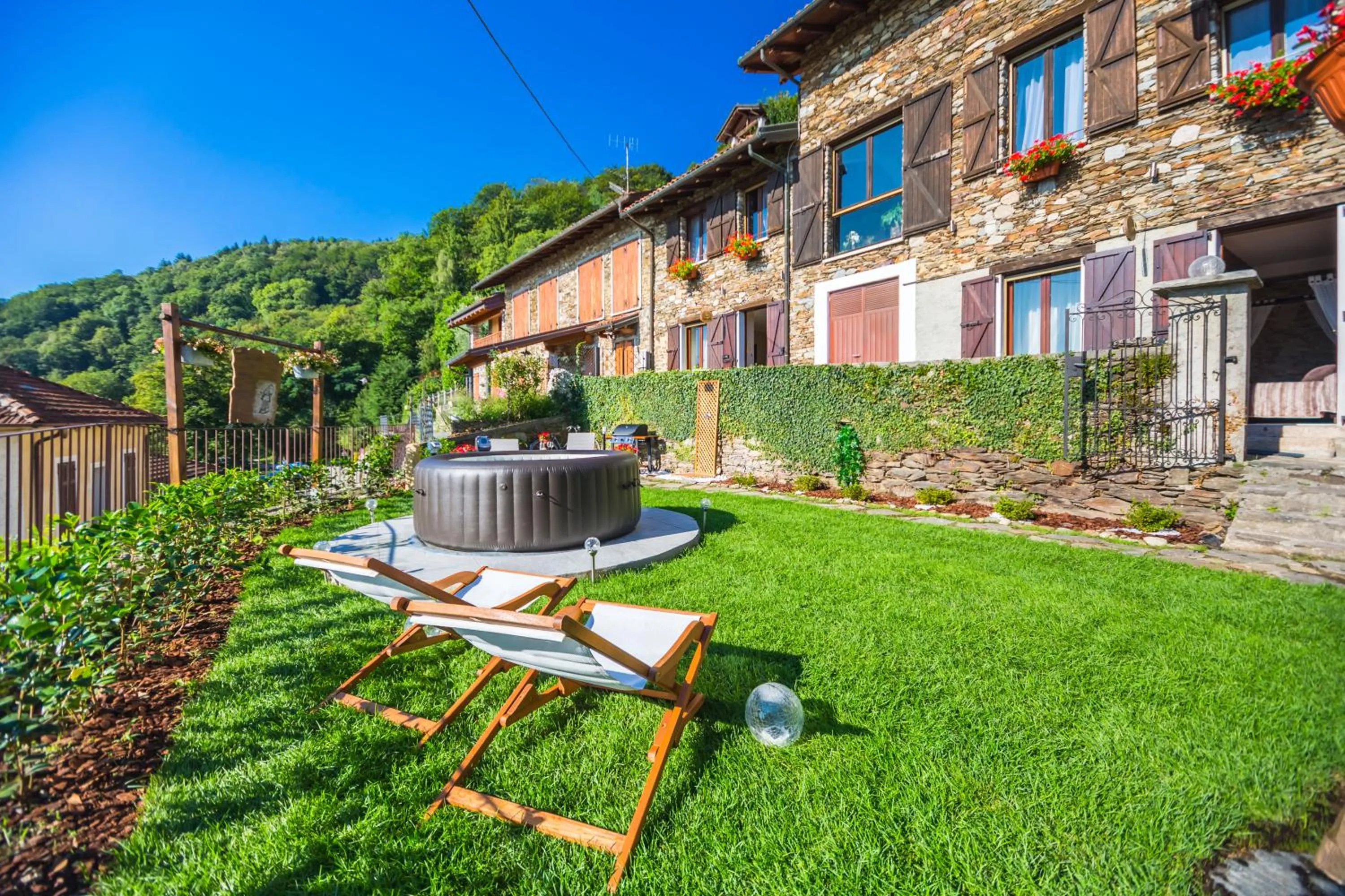 Garden in B&B Il Folletto del Lago