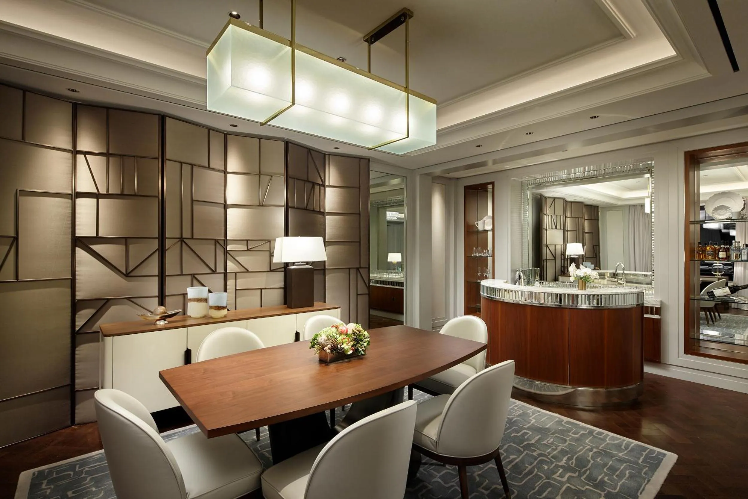 Seating area in Lotte Hotel Seoul