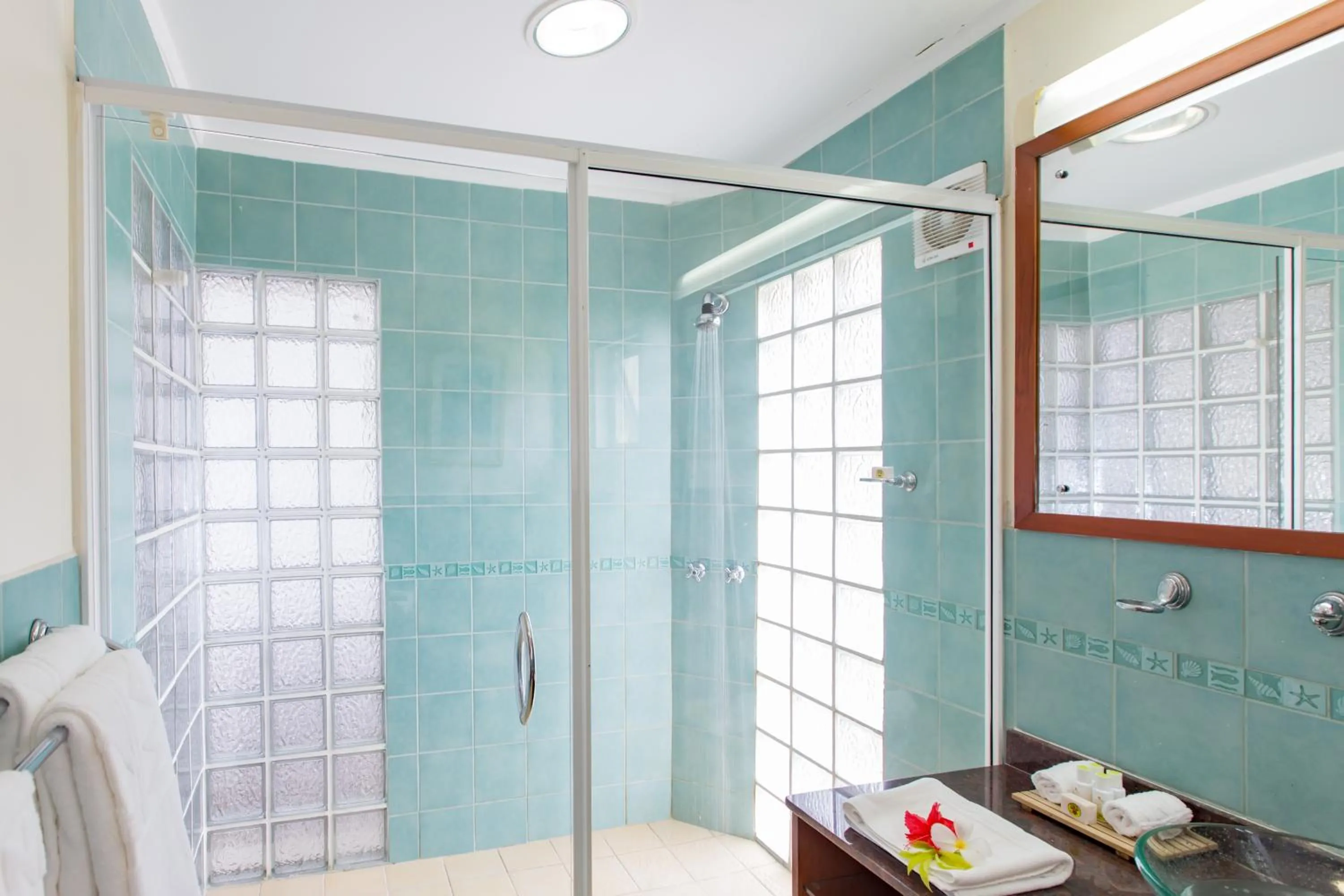 Shower in Mana Island Resort & Spa - Fiji