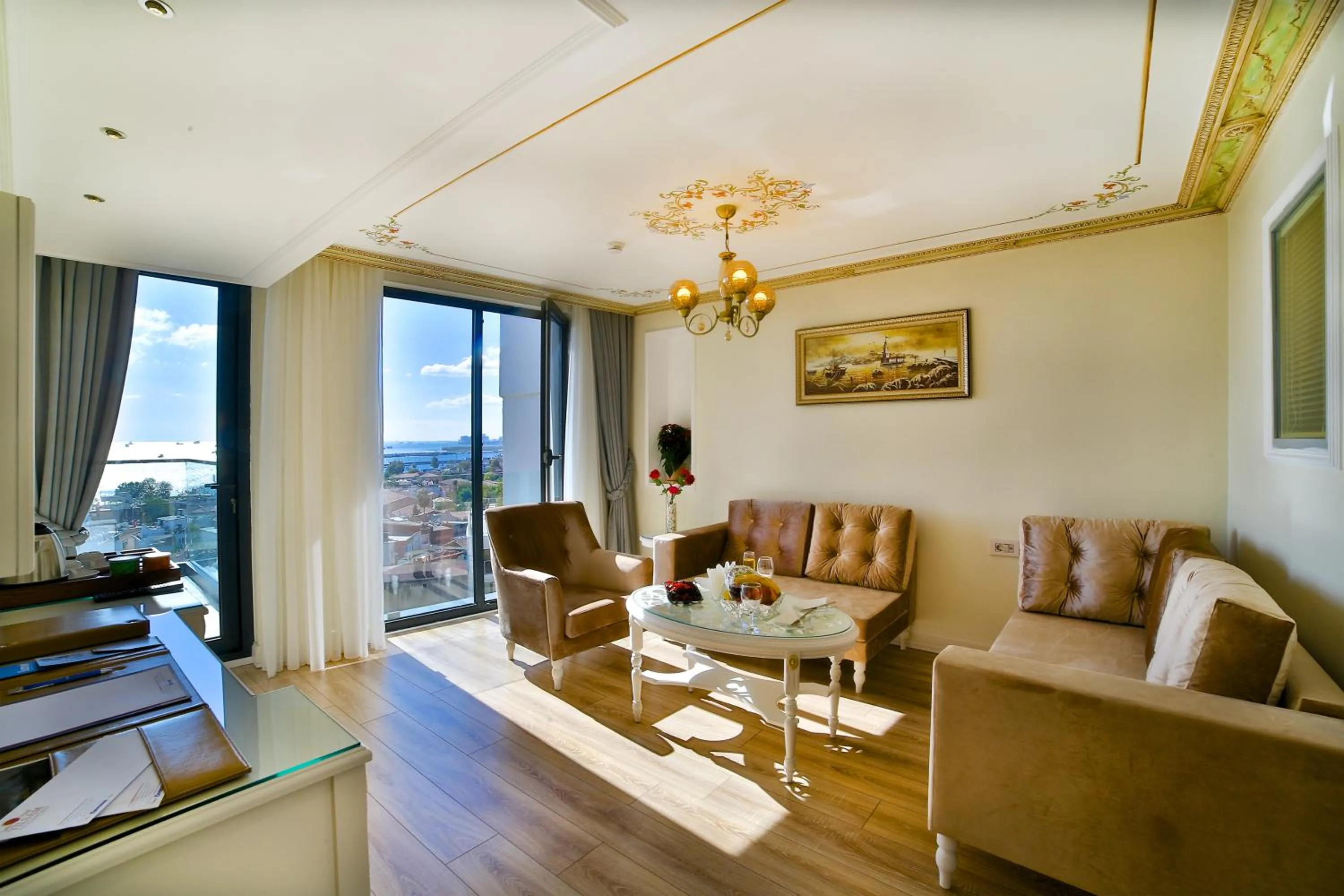 Living room in Yılsam Sultanahmet Hotel