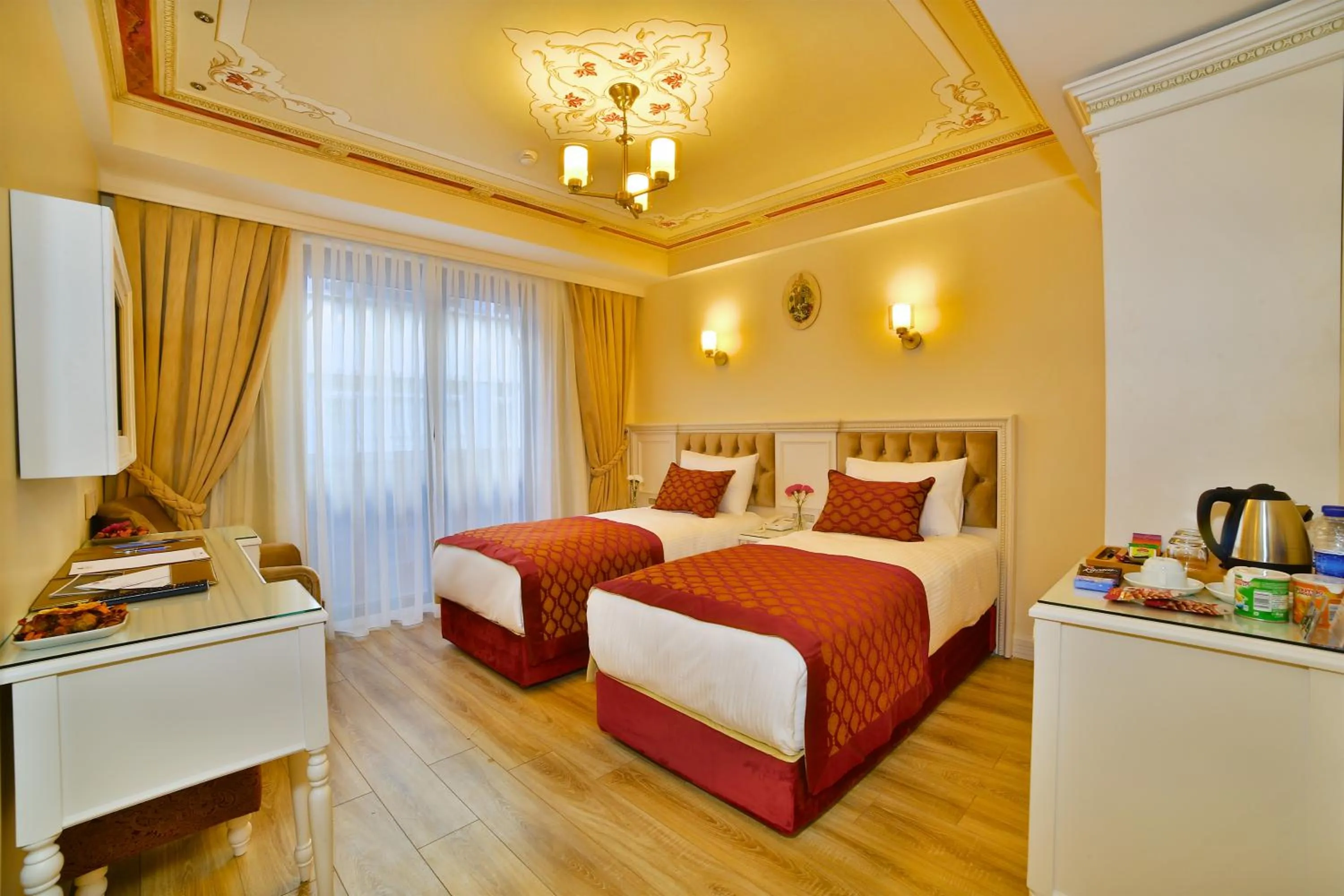 Bed in Yılsam Sultanahmet Hotel