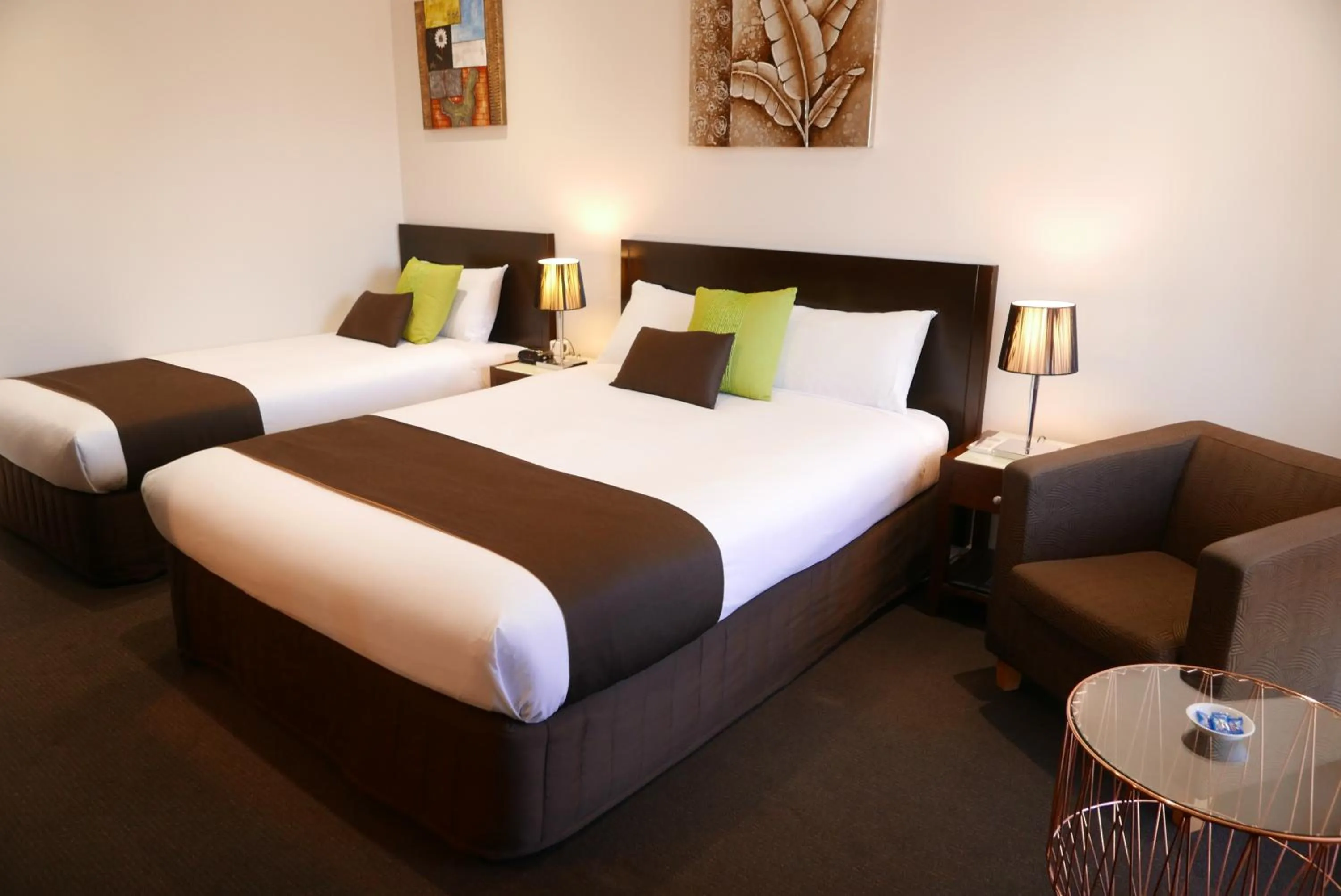 Bed in Junction Motel