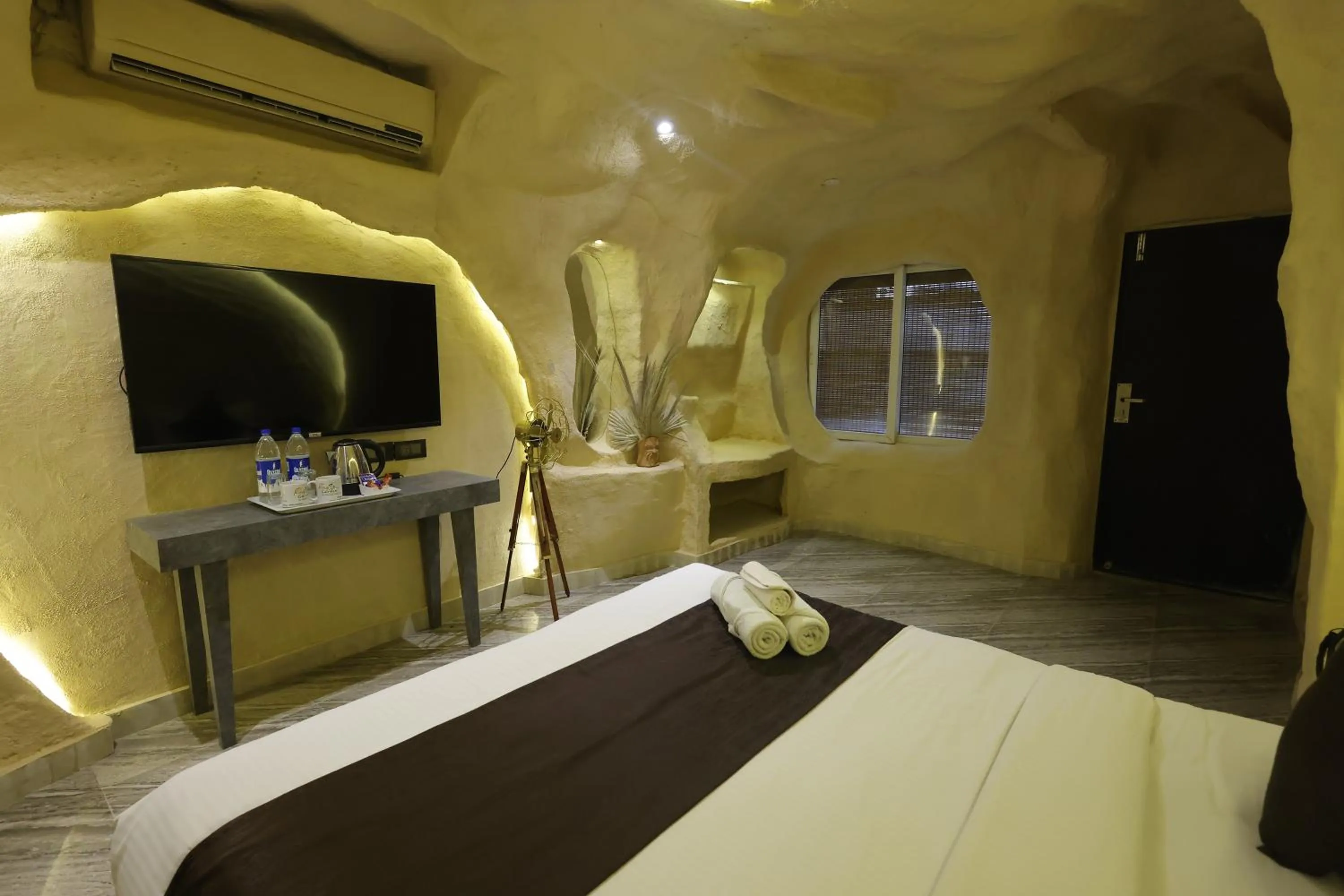 Bed in Hotel King Garden