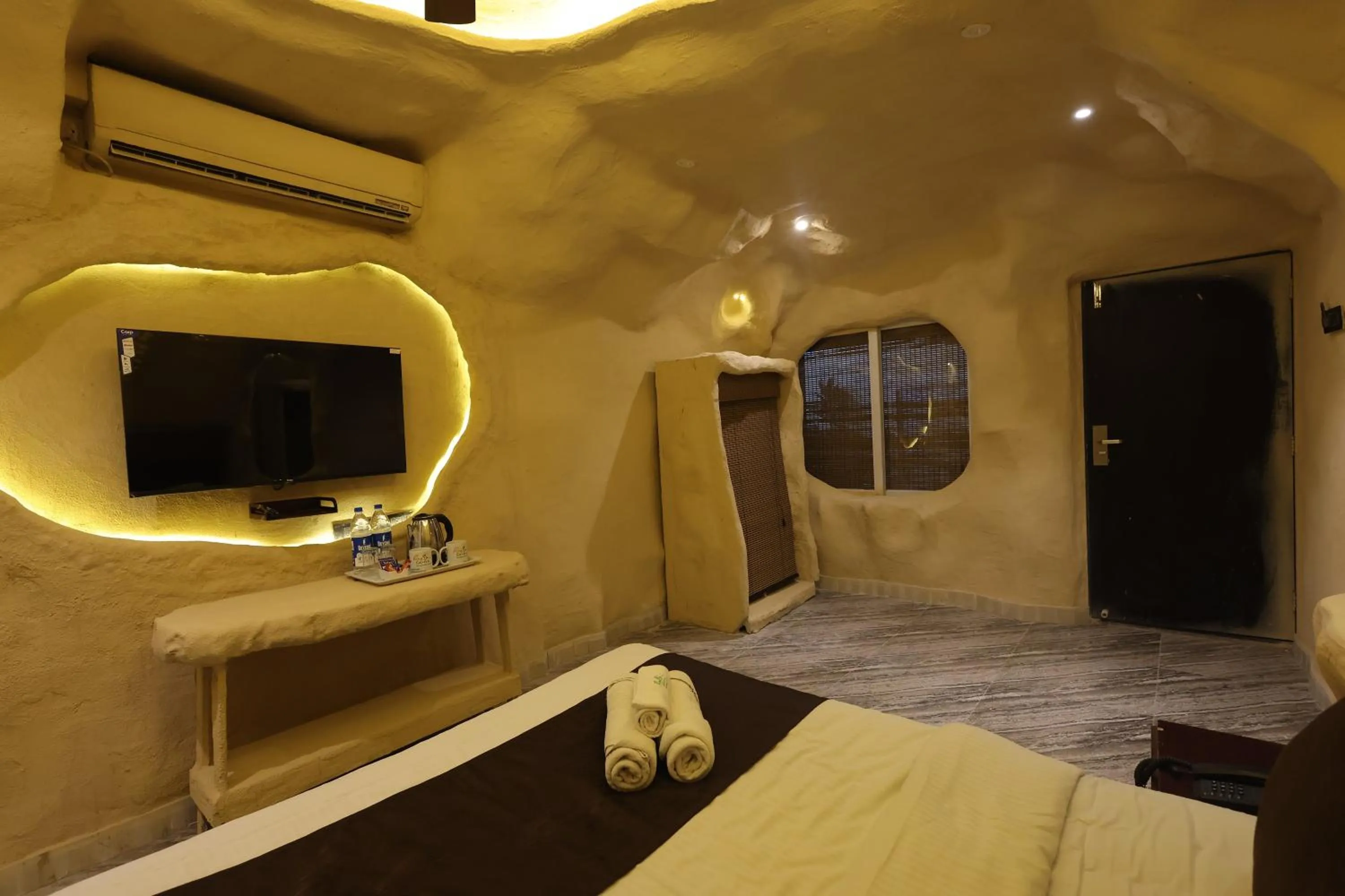 Bed in Hotel King Garden