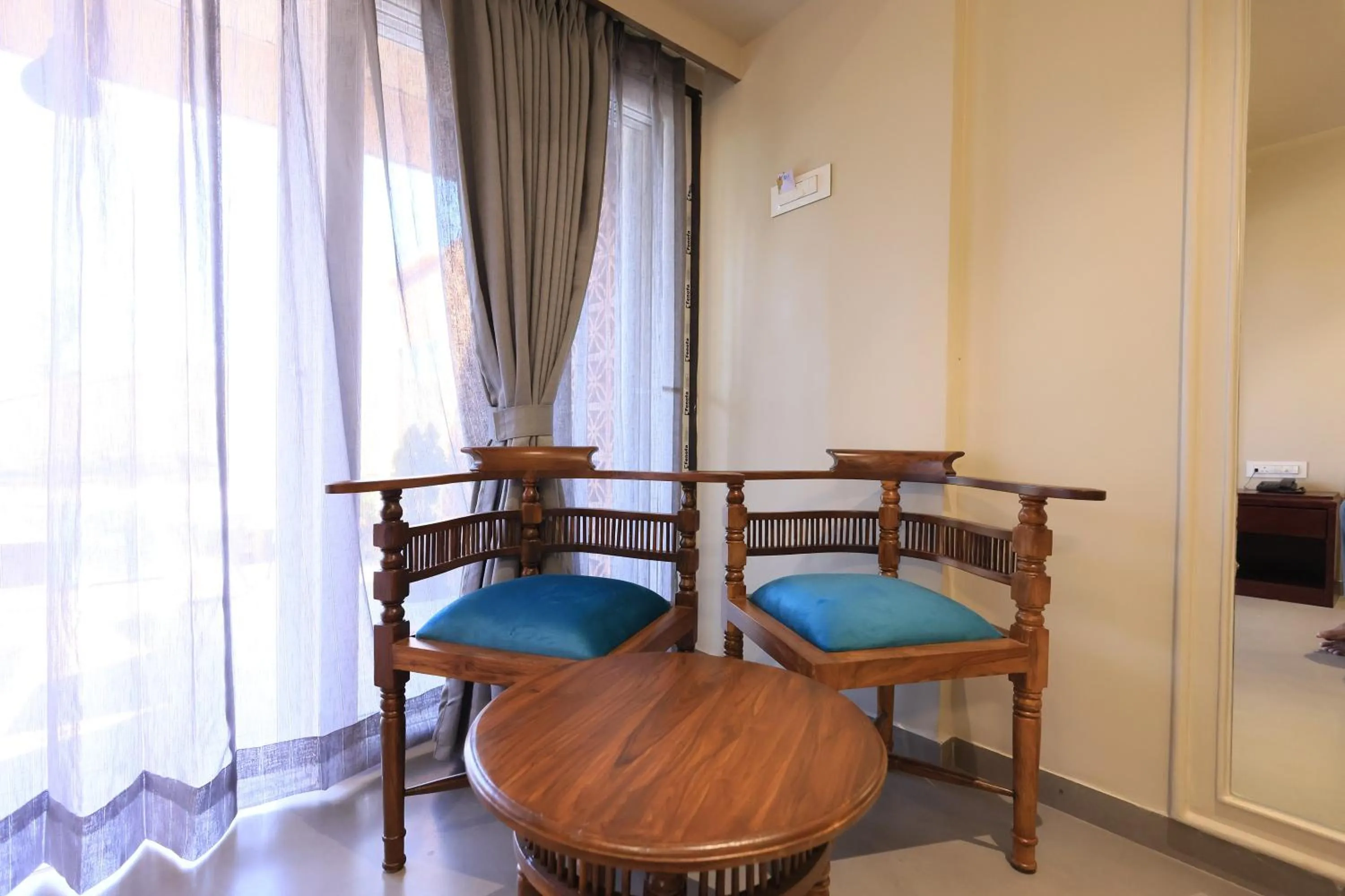 Seating area in Hotel King Garden