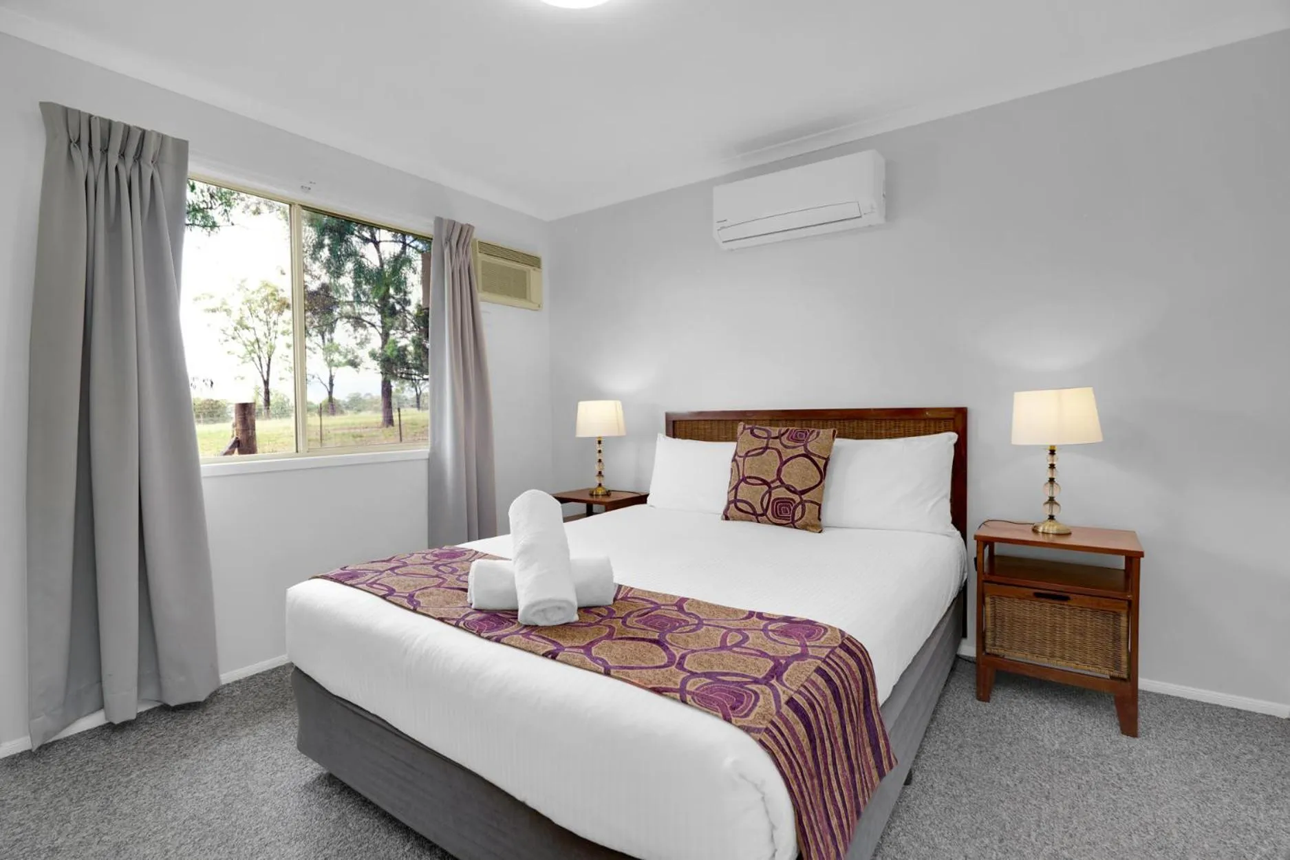 Bed in Starline Alpacas Farmstay Resort