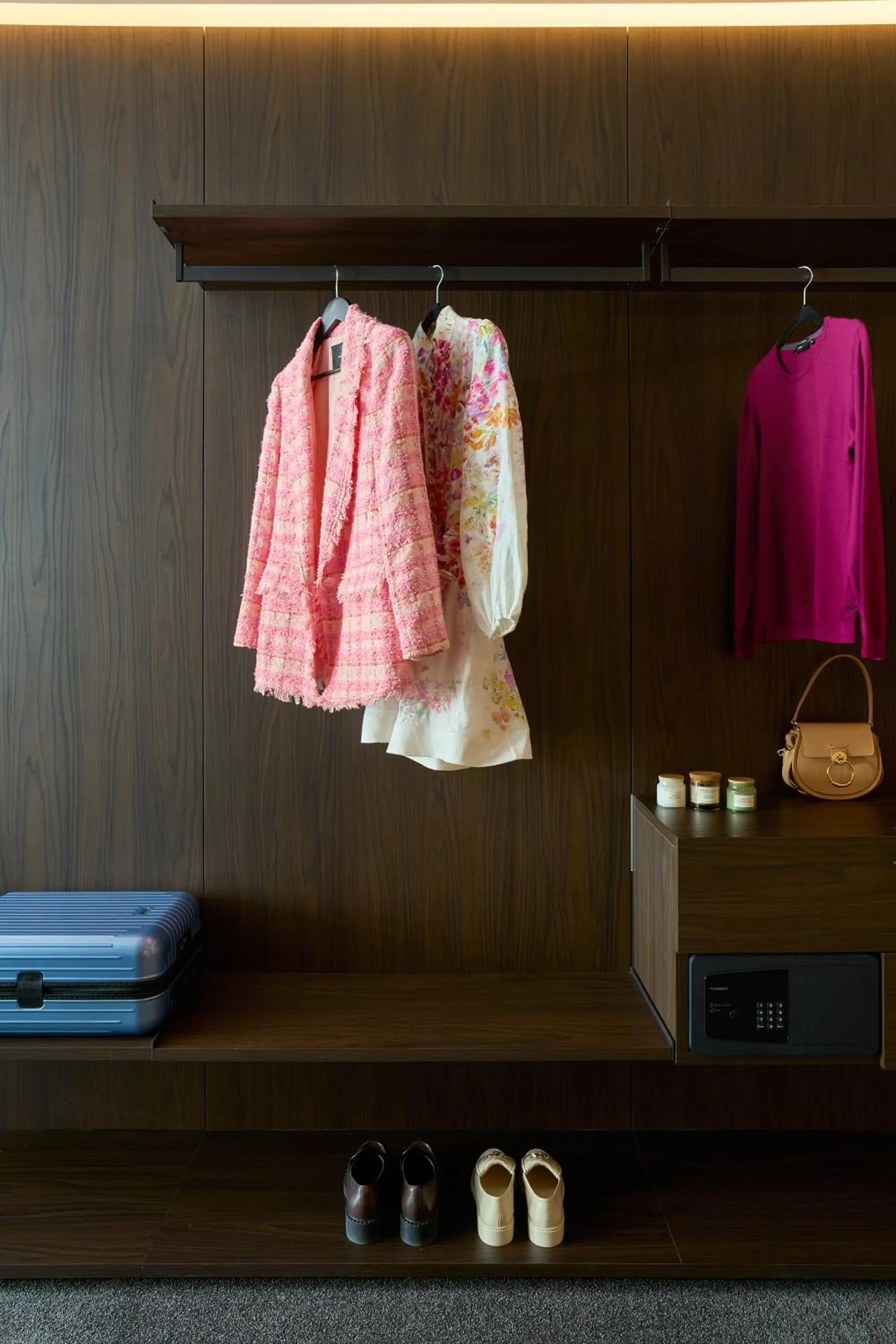 wardrobe in Adella Boutique Hotel - Free Secured Parking