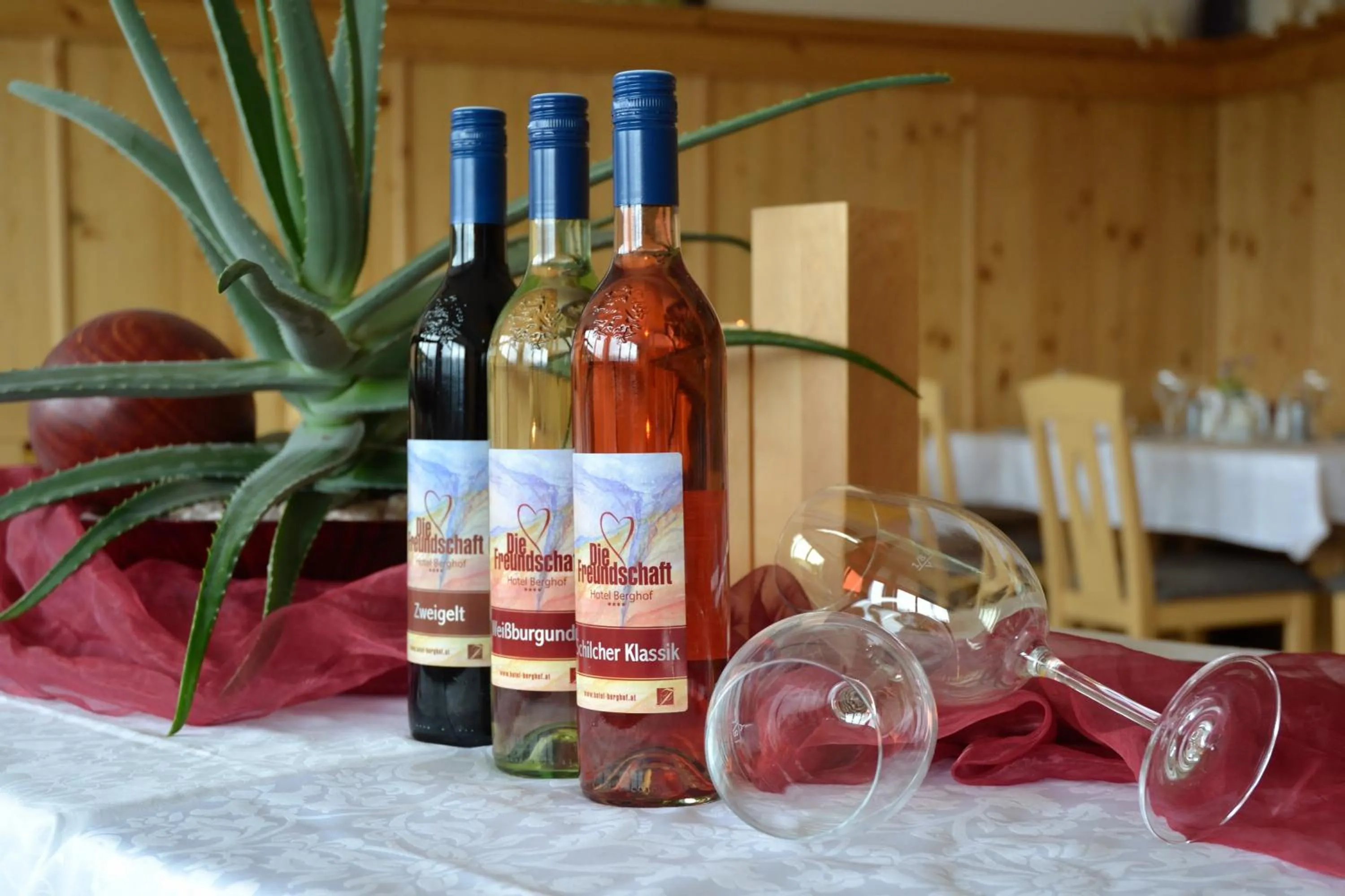 Food and drinks in Hotel Berghof