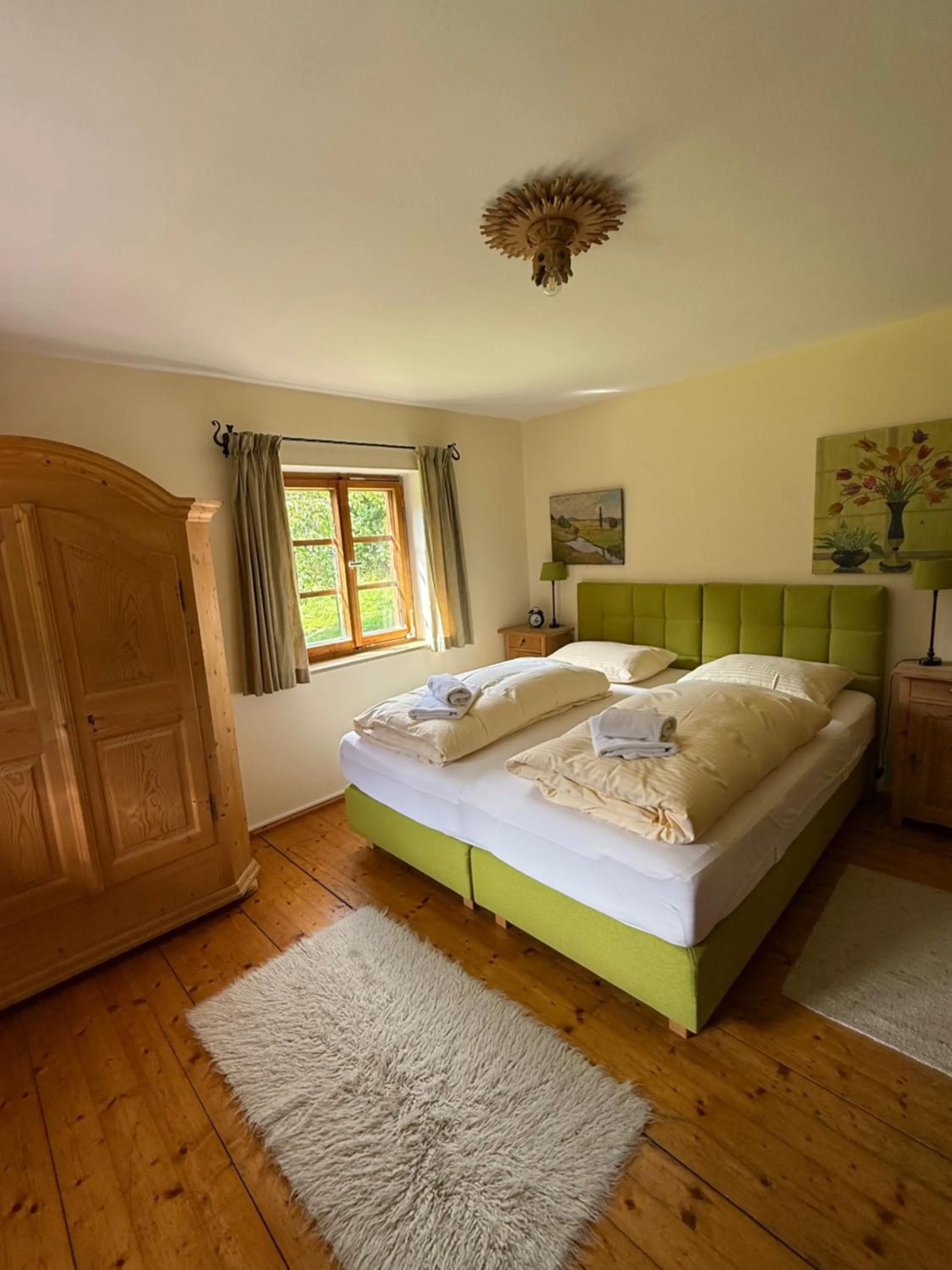 Bedroom, Bed in Berggasthof Butzn Wirt