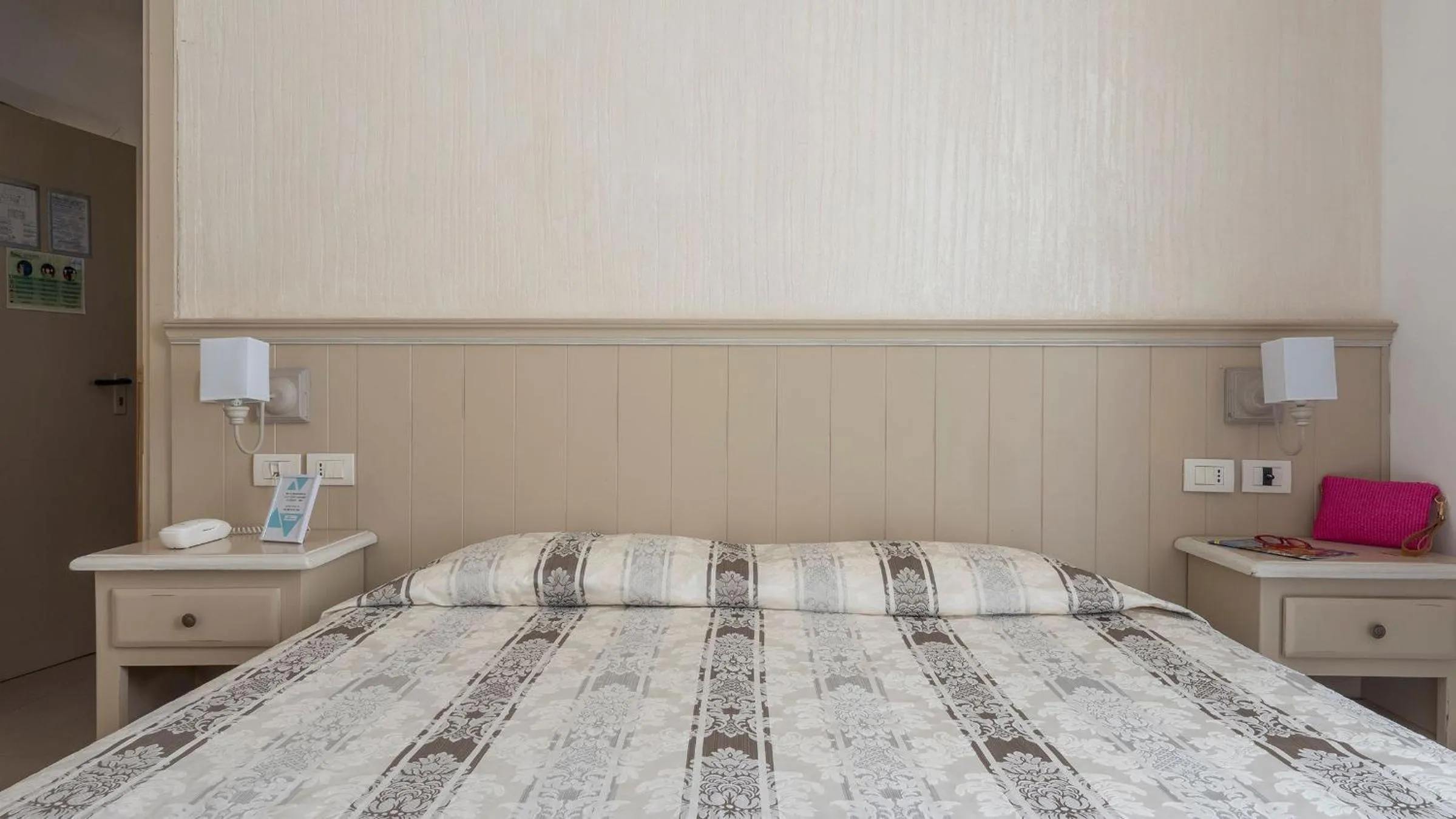 Bed in Hotel Margherita