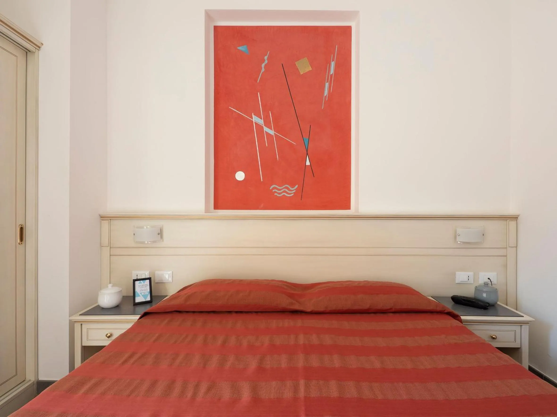 Bed in Hotel Margherita