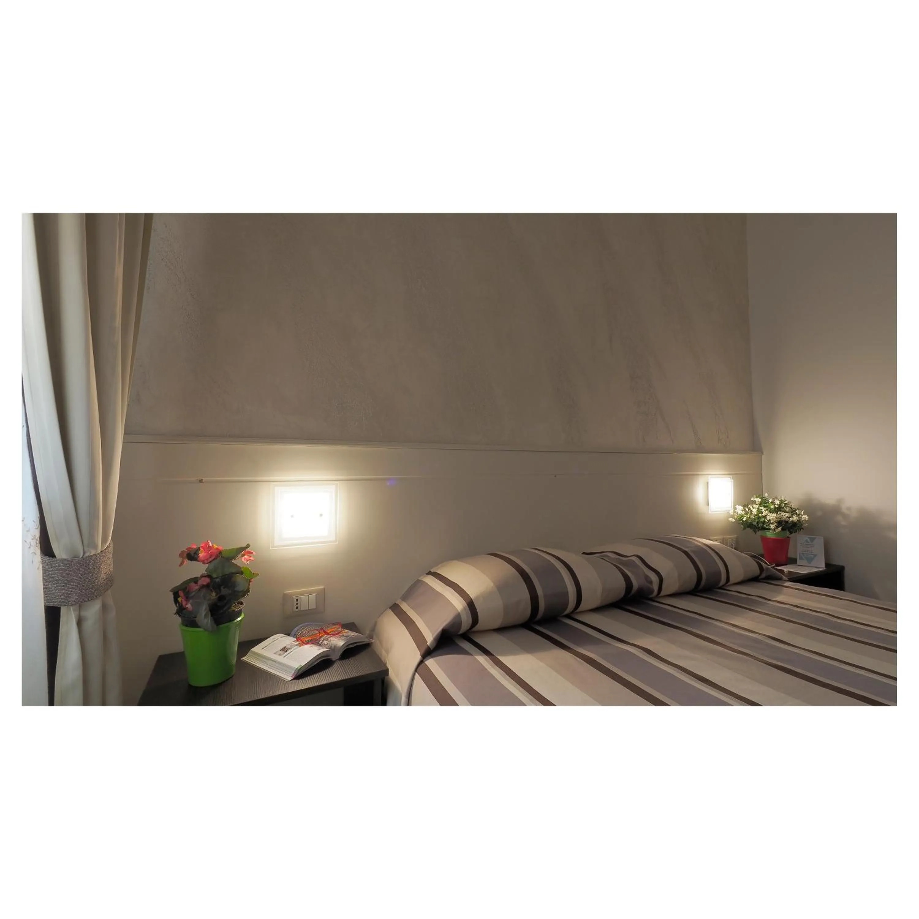 Bed in Hotel Margherita