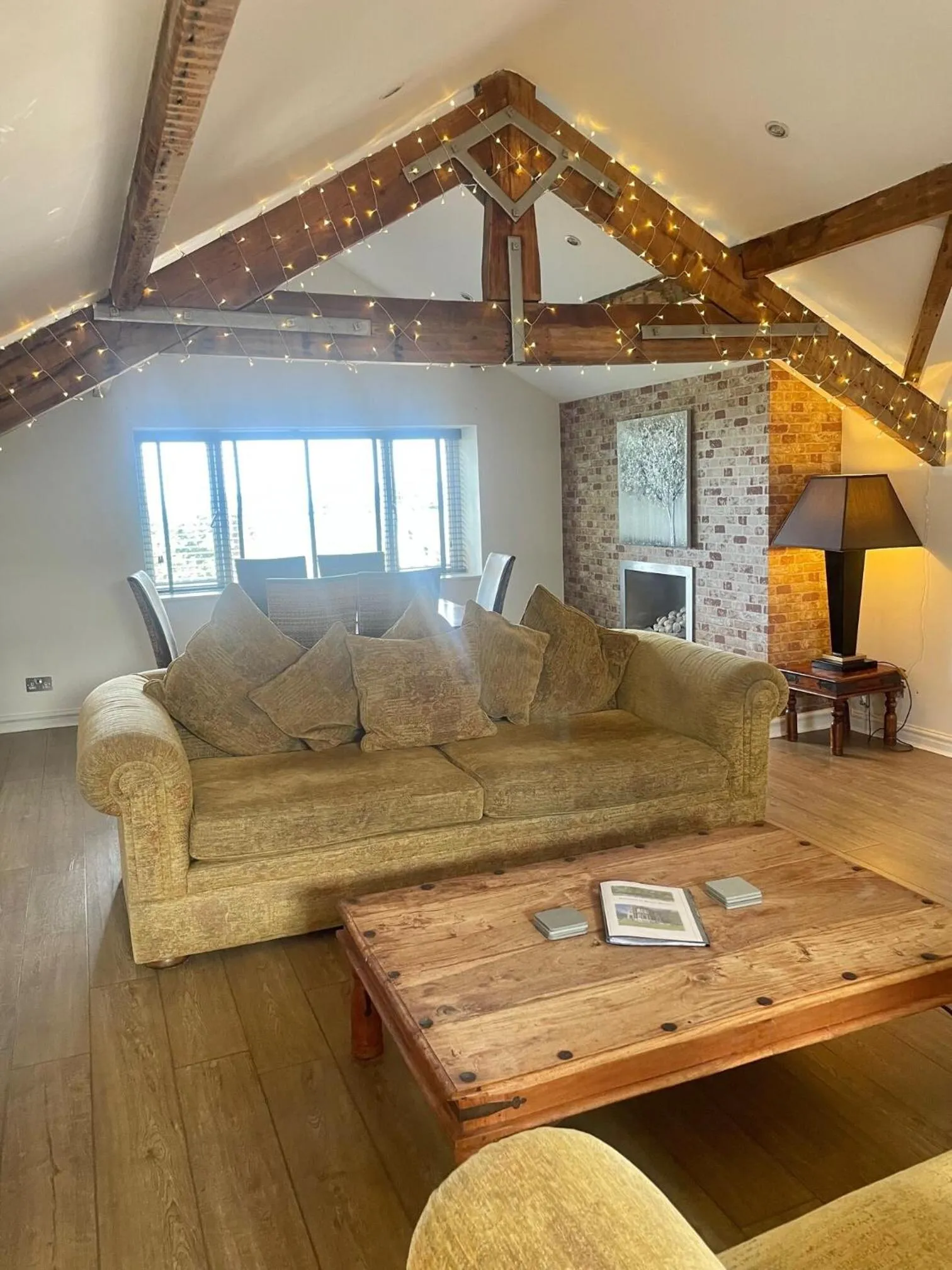 Living room in Beach House 3 Bed Penthouse Apartment