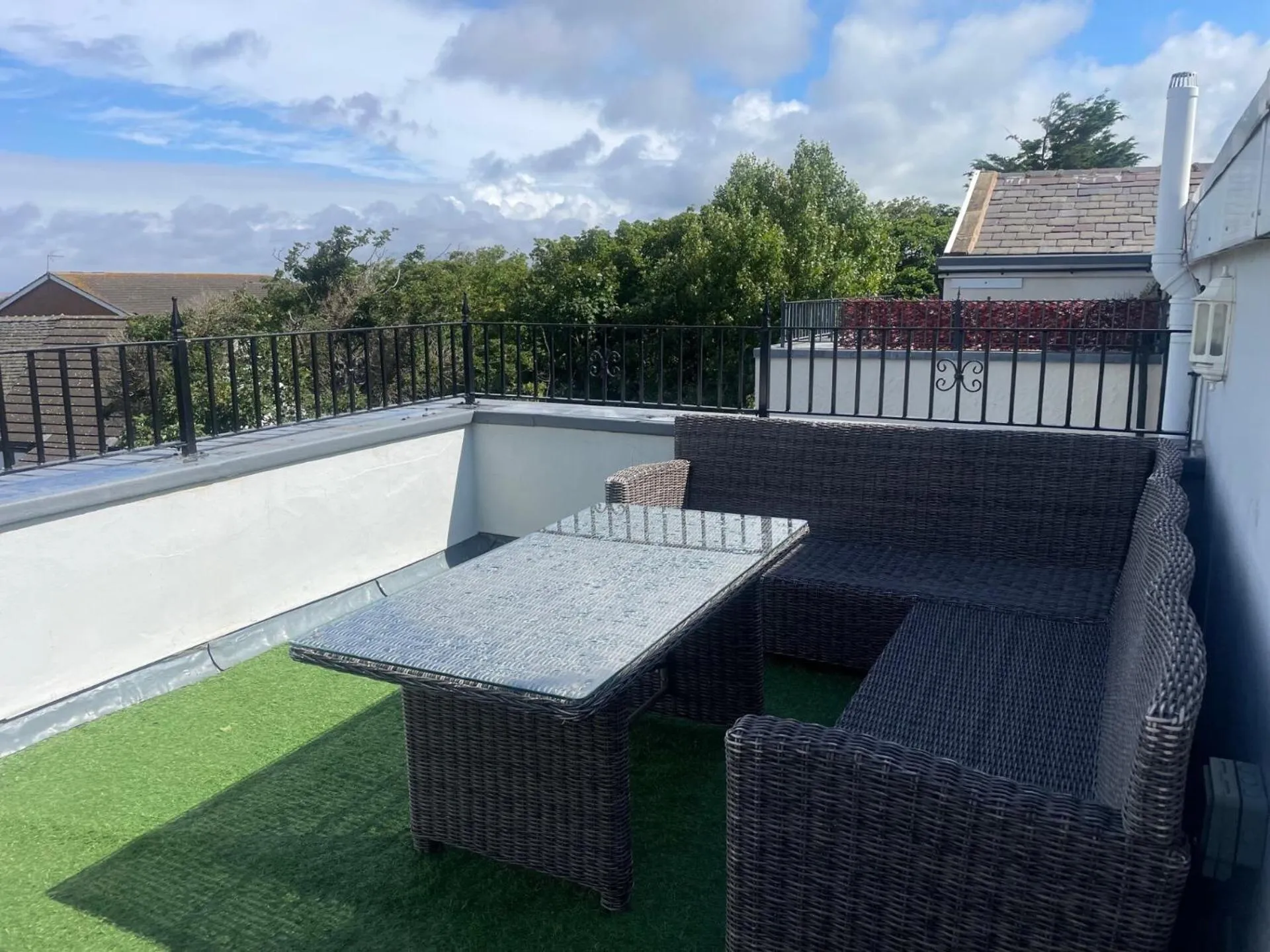 Patio in Beach House 3 Bed Penthouse Apartment