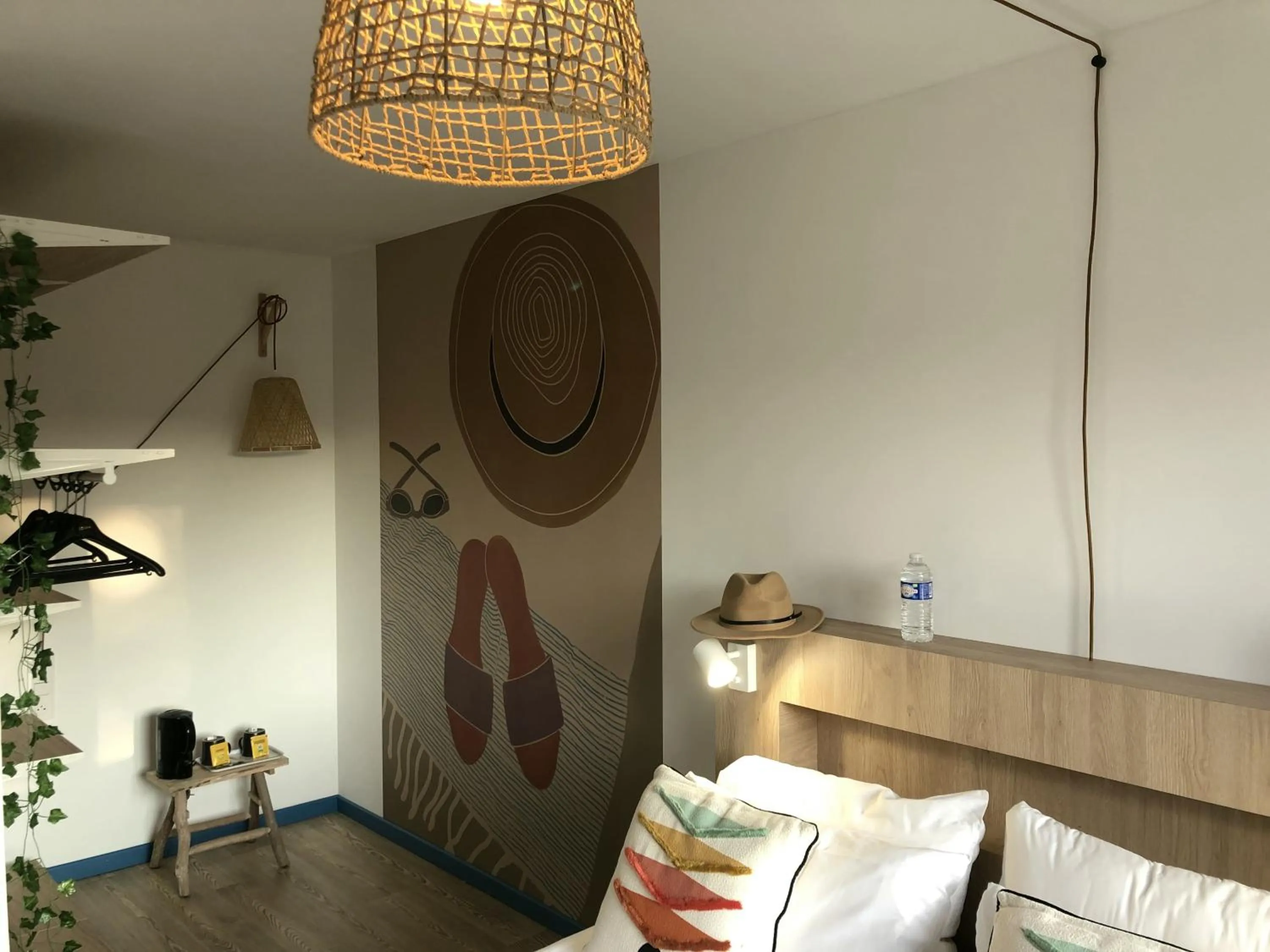 Bed in Hôtel Heod - Binic - Saint-Quay-Portrieux