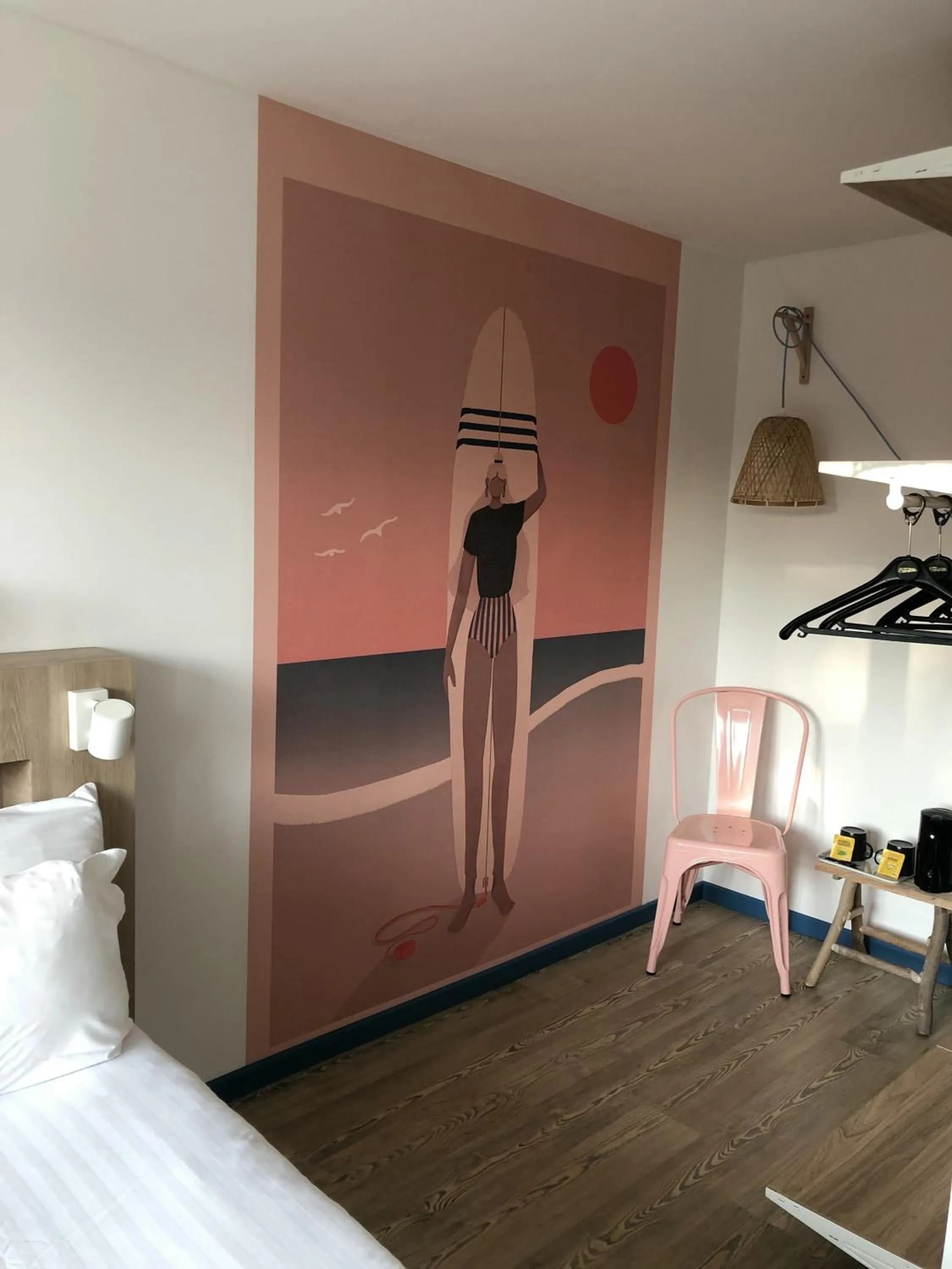 Decorative detail, Bed in Hôtel Heod - Binic - Saint-Quay-Portrieux