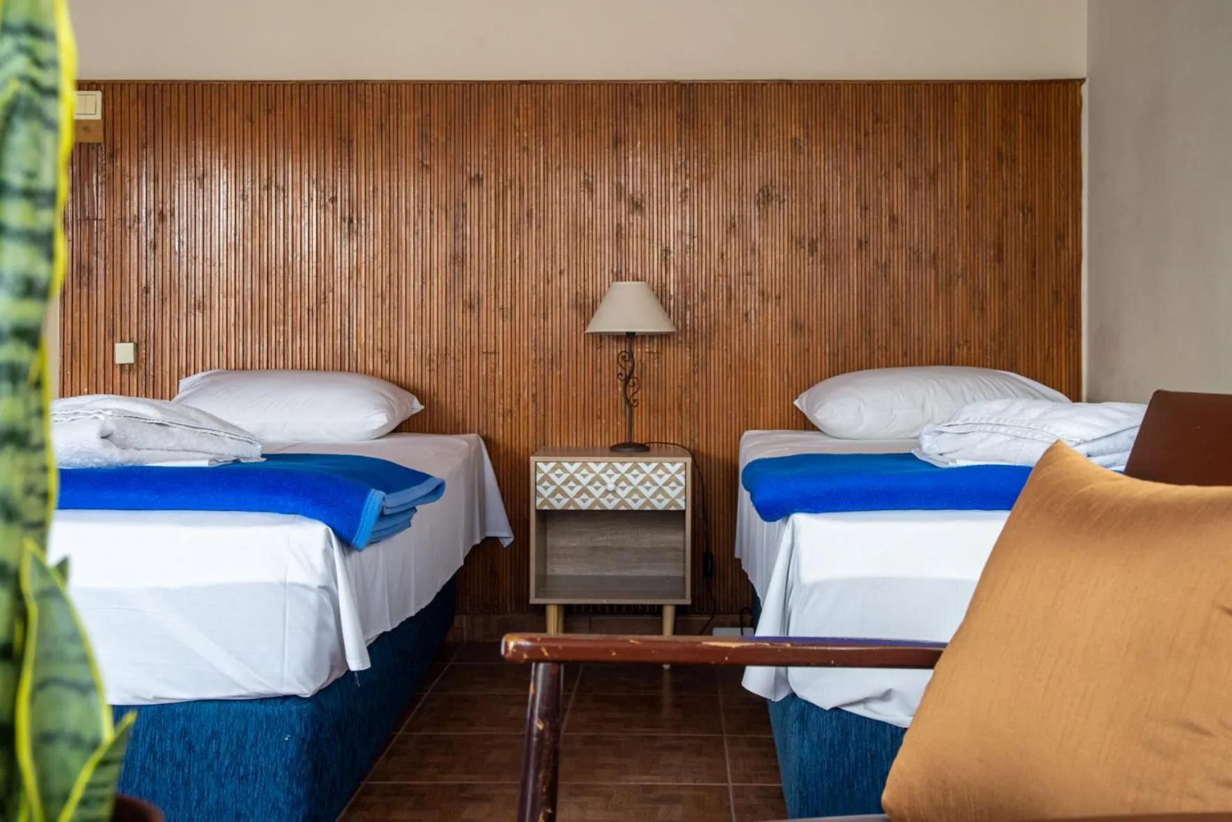 Bedroom, Bed in Hôtel Argo