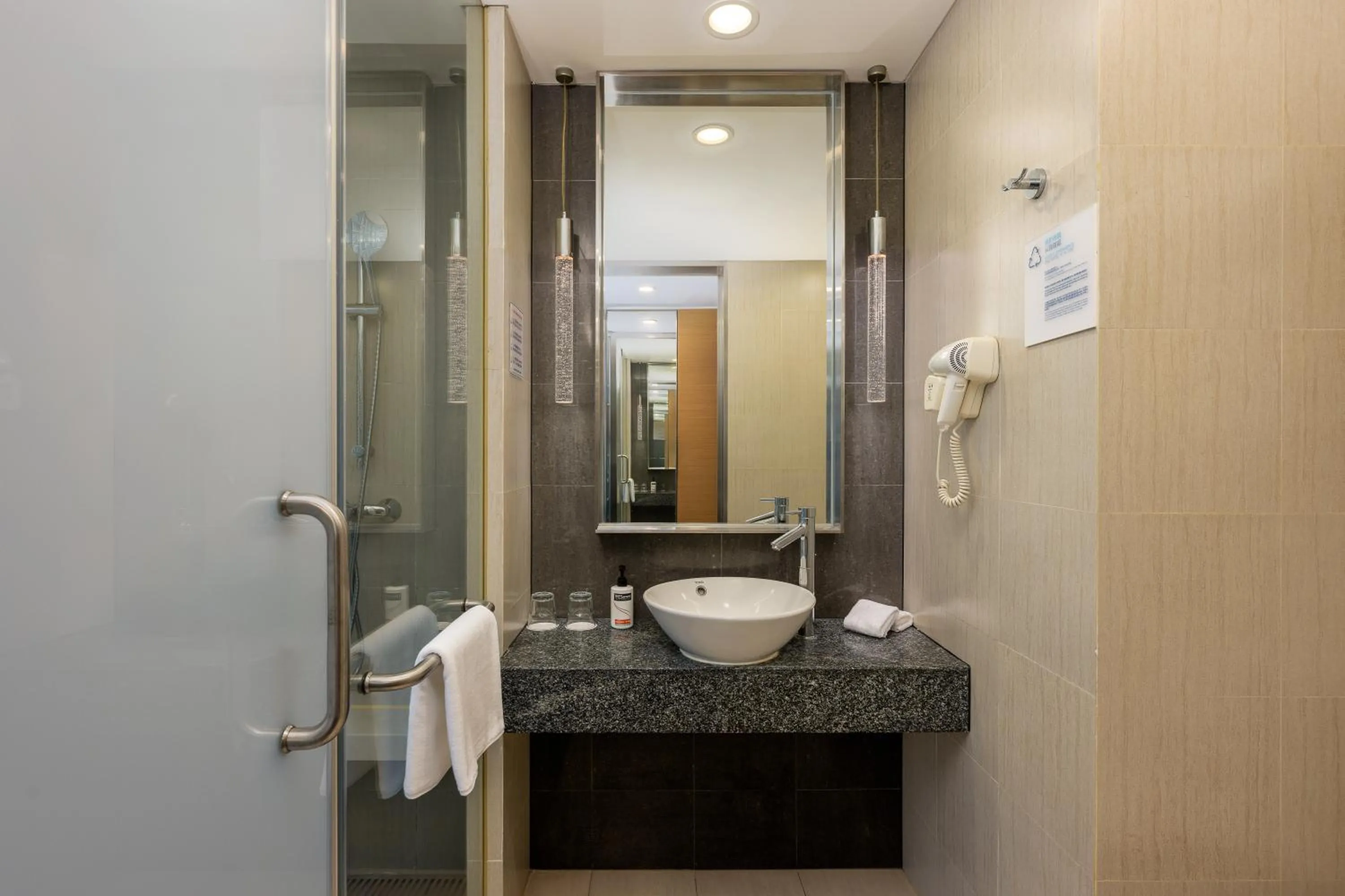 Toilet in Holiday Inn Express Shanghai Jinsha by IHG