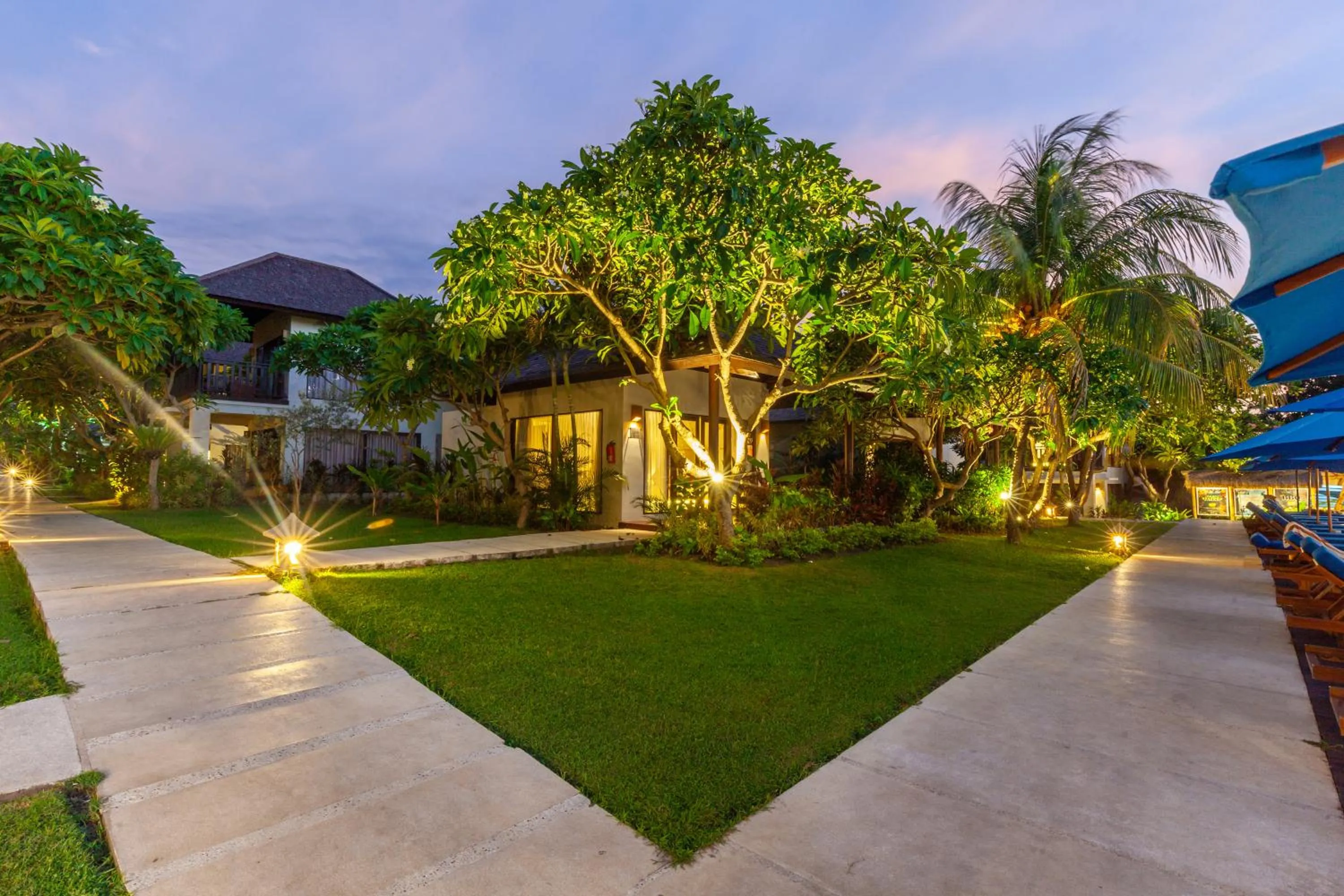 Inner courtyard view in Living Asia Resort and Spa