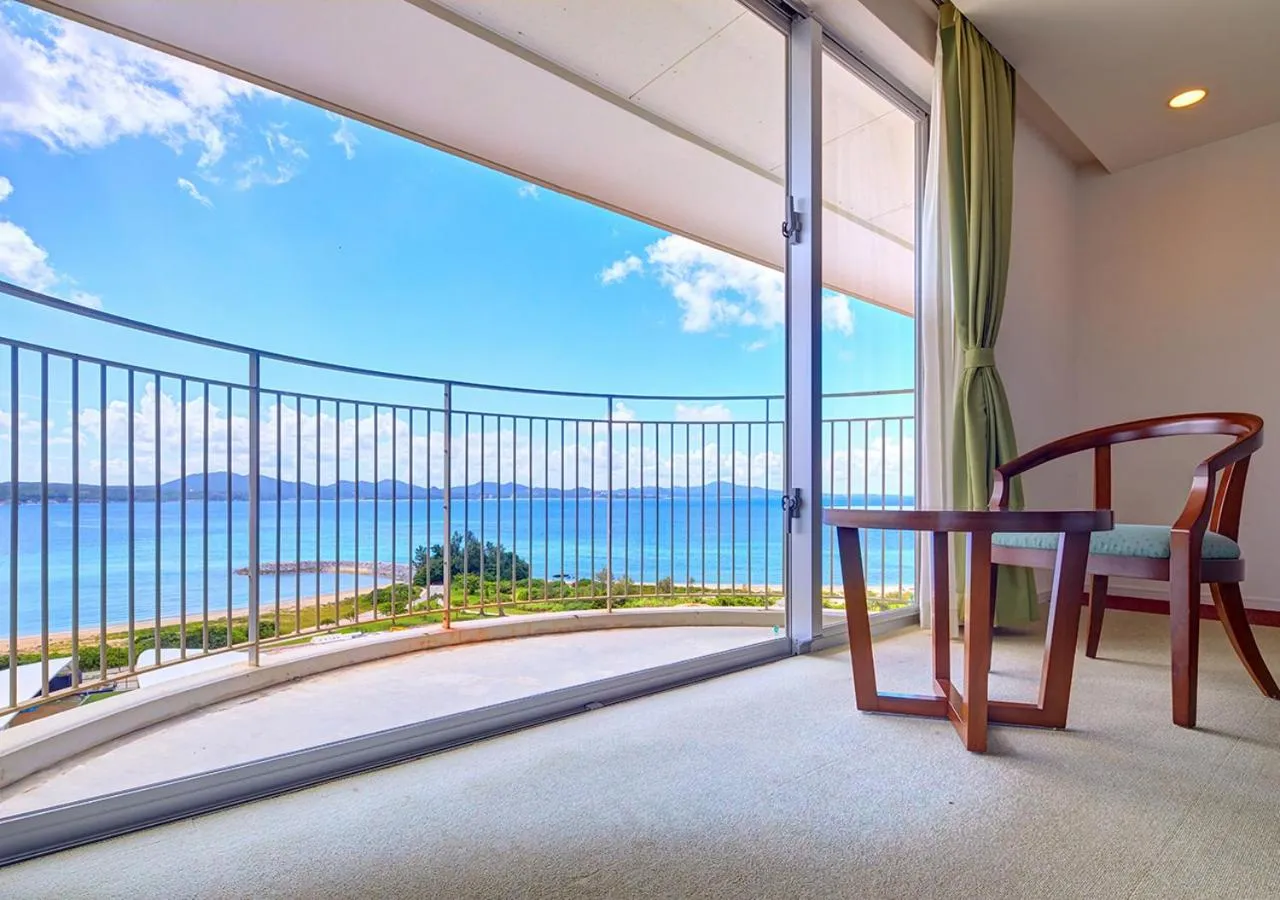 Sea view in Hotel Yugaf Inn Okinawa