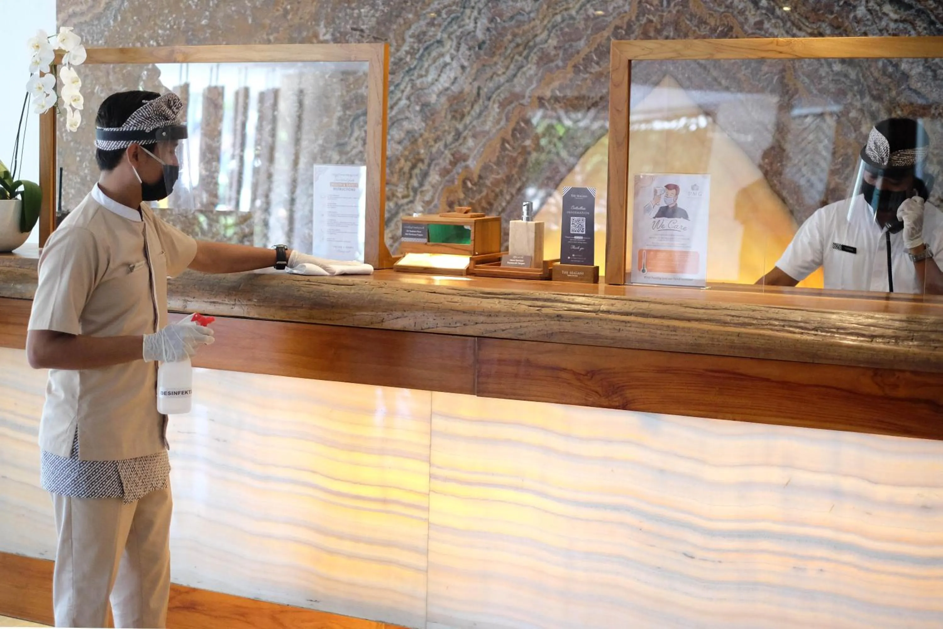 Staff in The Magani Hotel and Spa