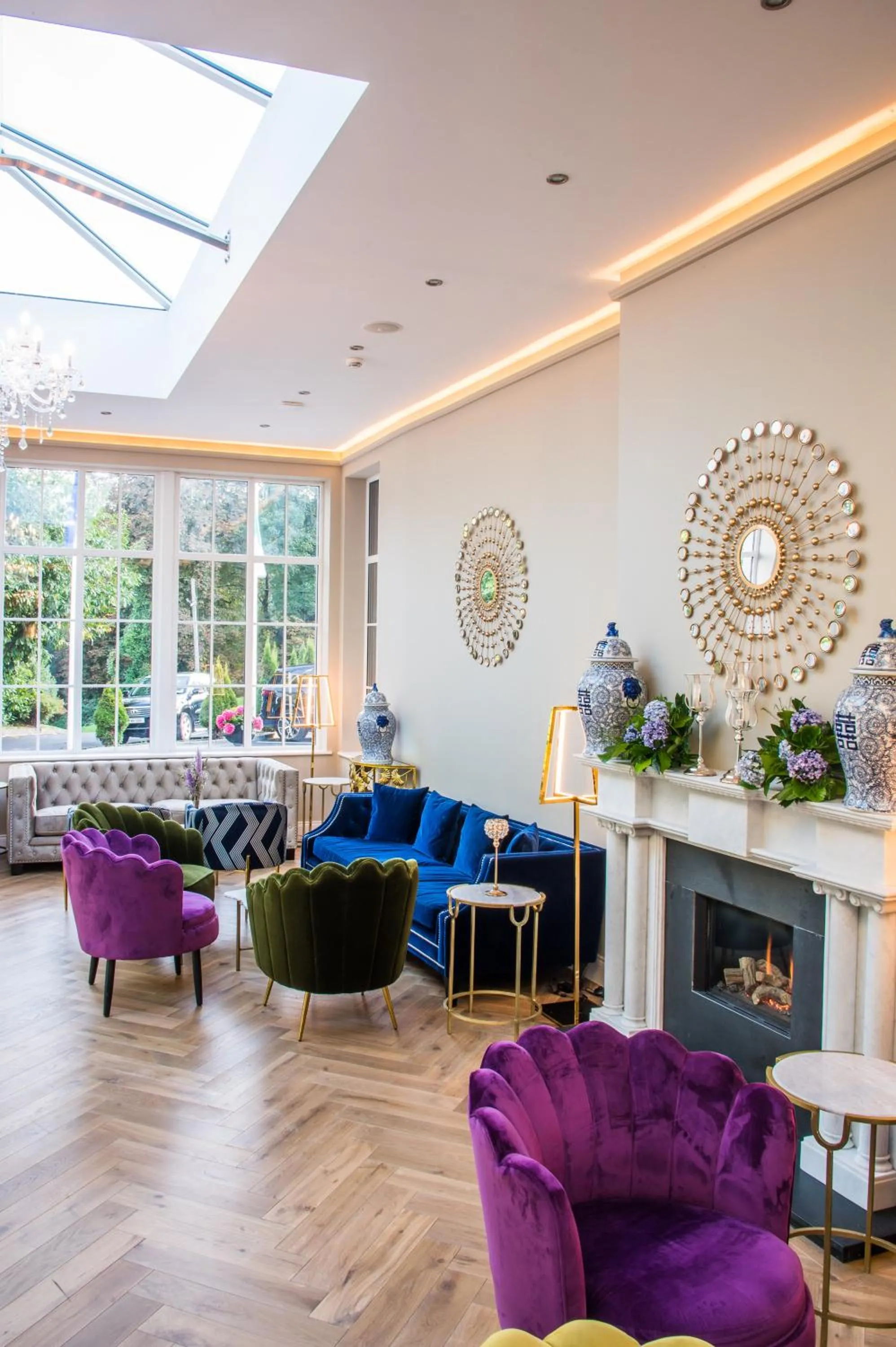 Seating area in Cork's Vienna Woods Hotel & Villas