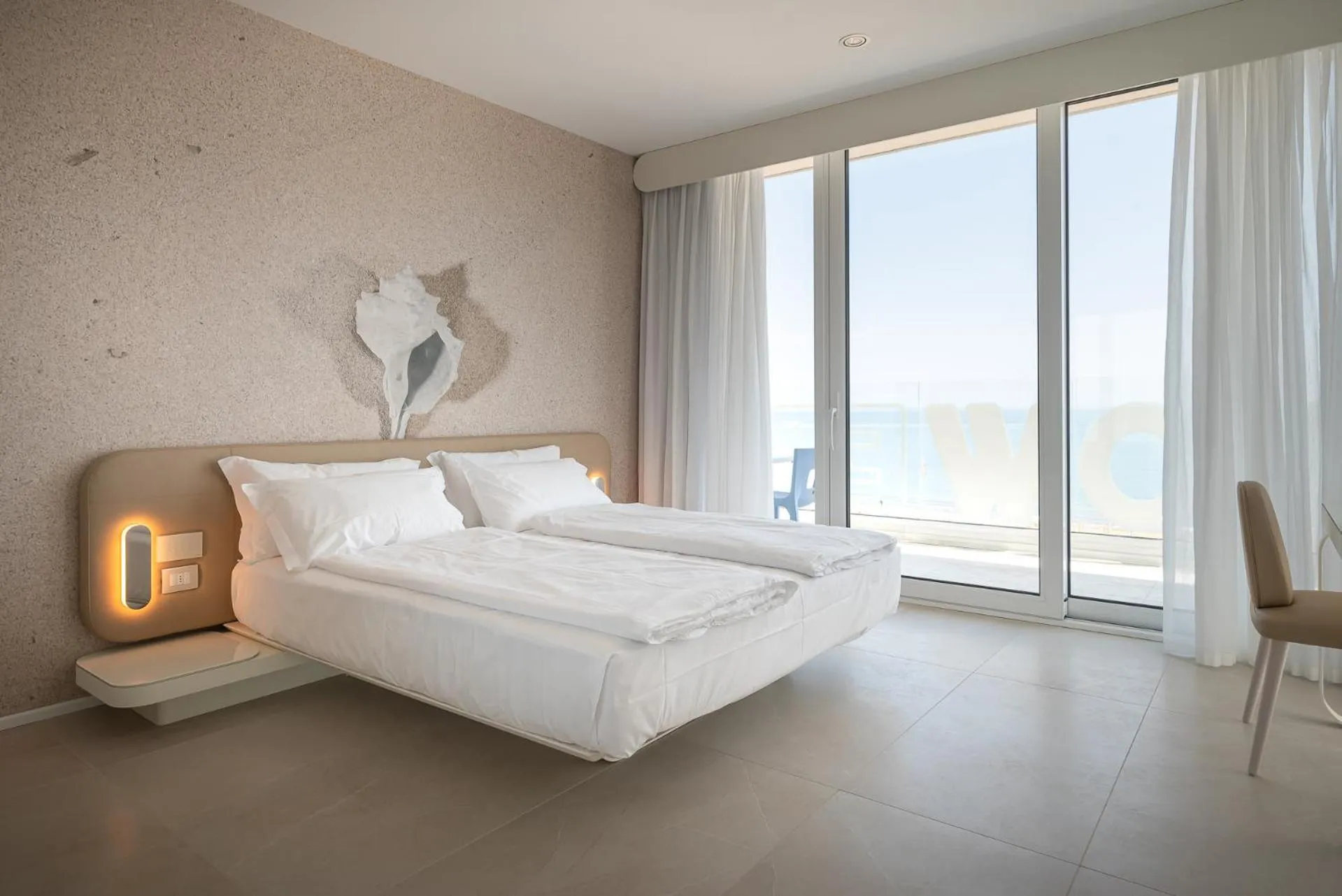 Bed in Unico Hotel Caorle