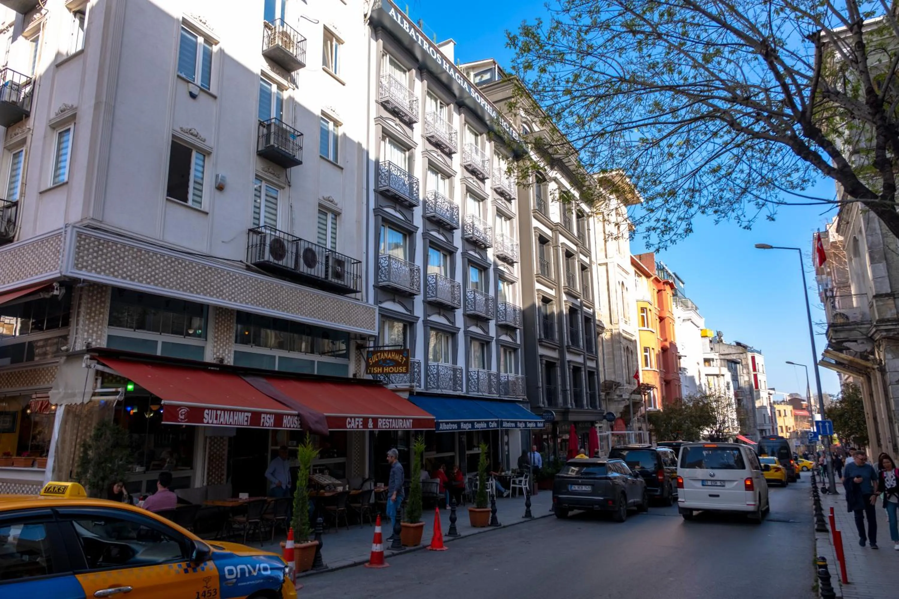 Street view in Albatros Hagia Sophia Hotel