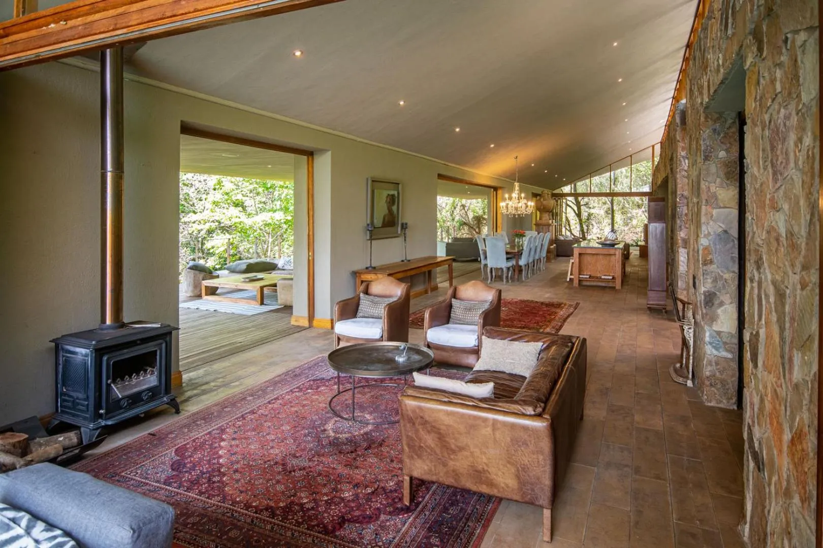 Living room in Summerfields Rose Retreat and Spa