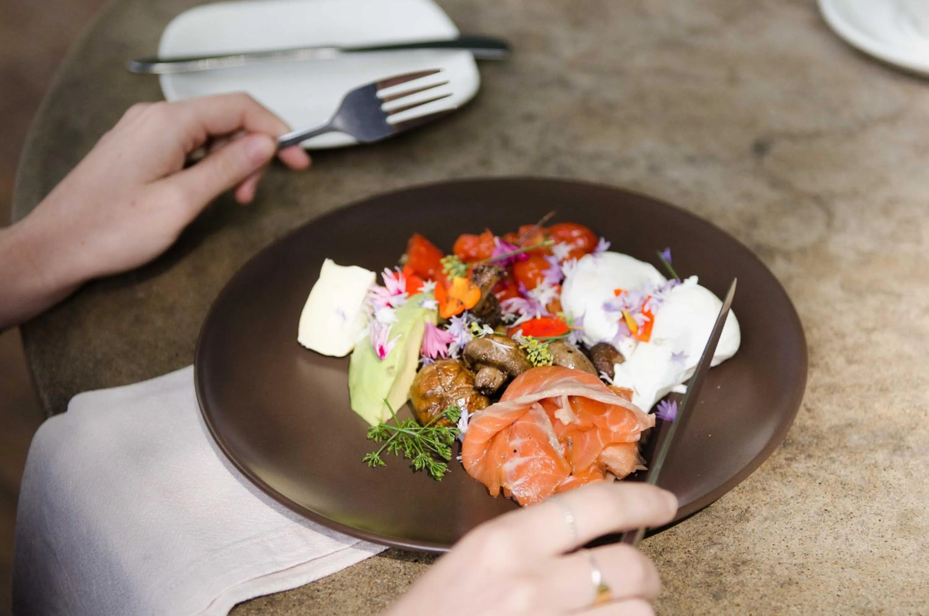 Food in Summerfields Rose Retreat and Spa