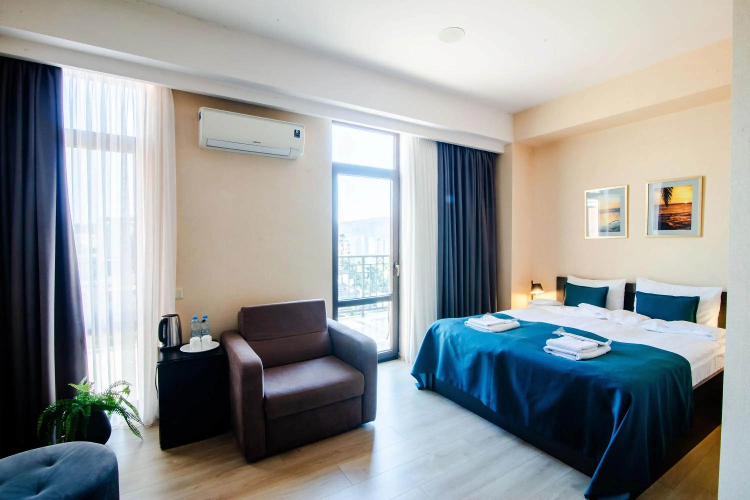 Bed in Hotel Avlabari Terrace