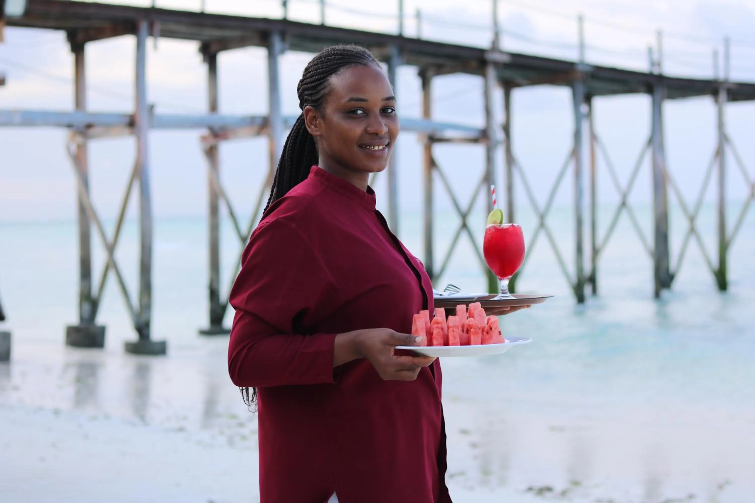 Food and drinks in Essque Zalu Zanzibar