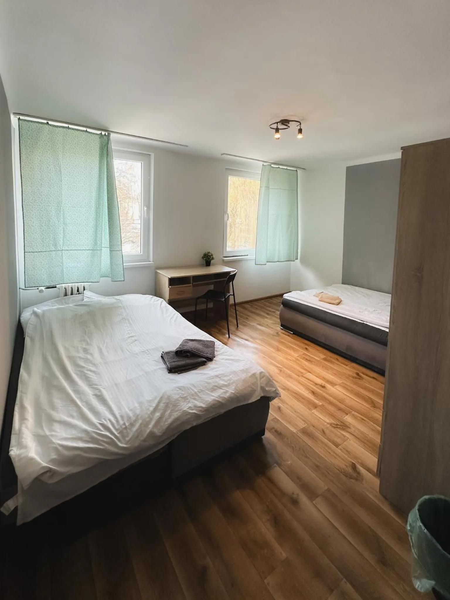 Bed in Kwadrat B&B Spiechowicza