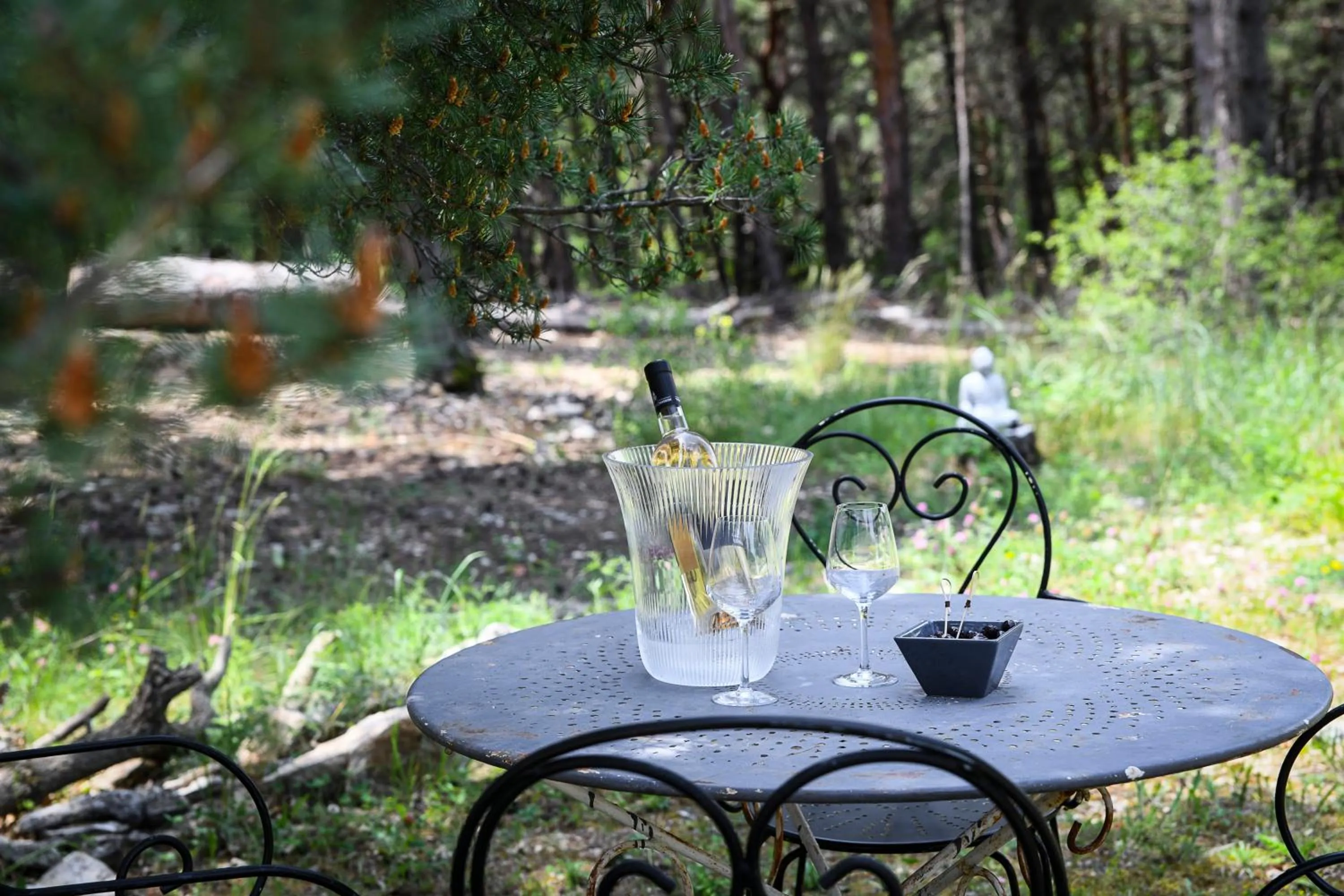 Garden in Domaine du Val de Sault