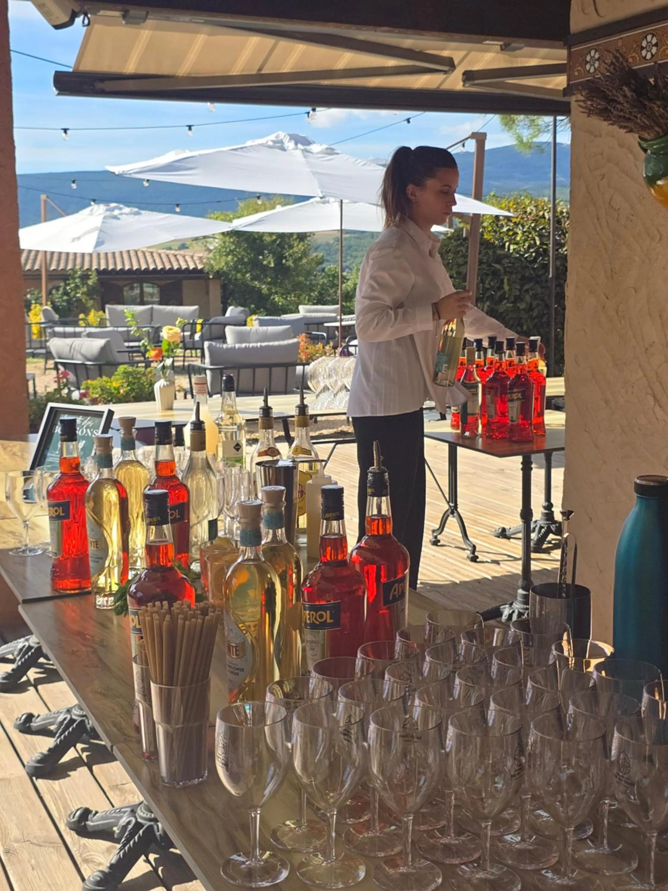 Patio in Domaine du Val de Sault