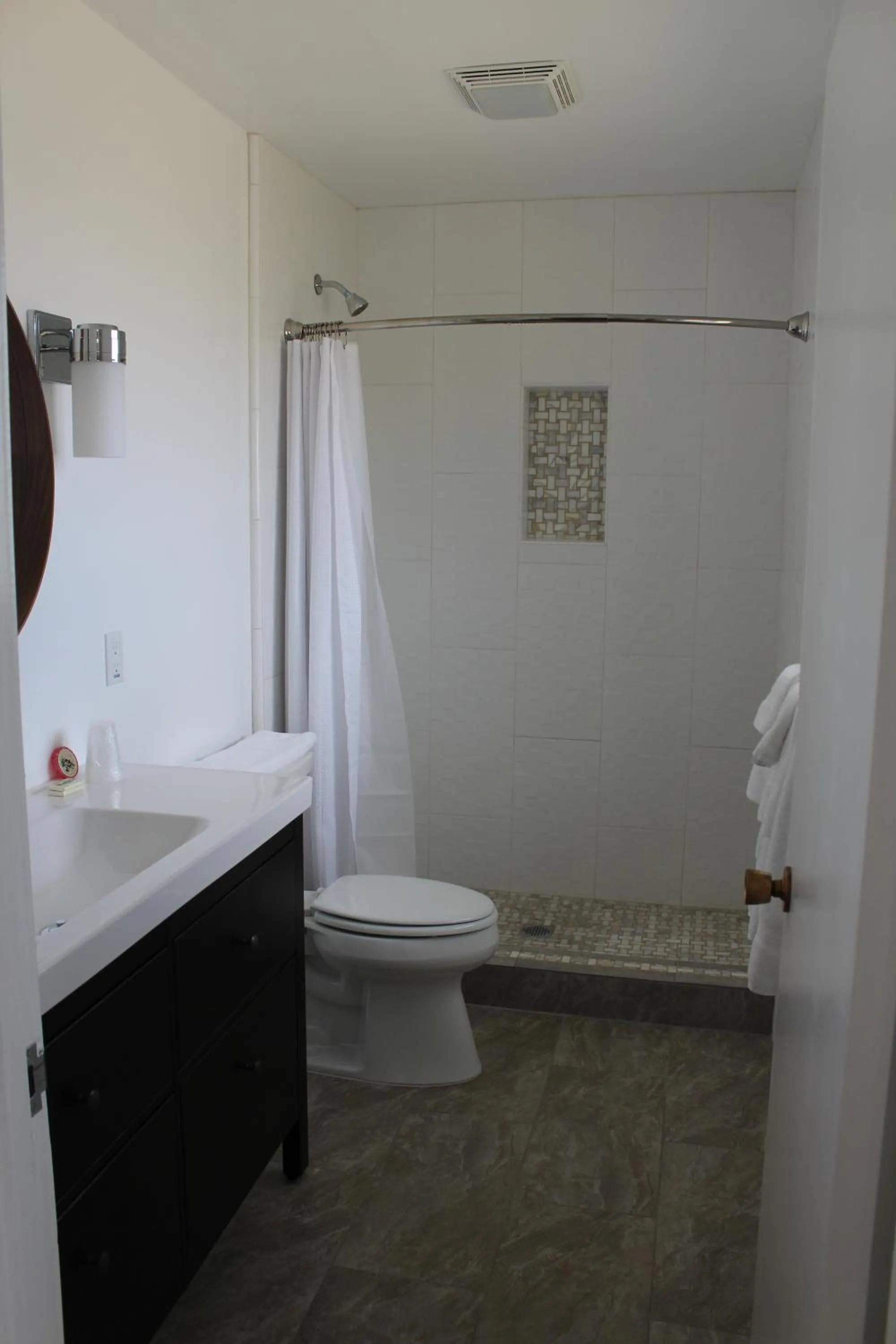 Shower in Point Arena Lighthouse