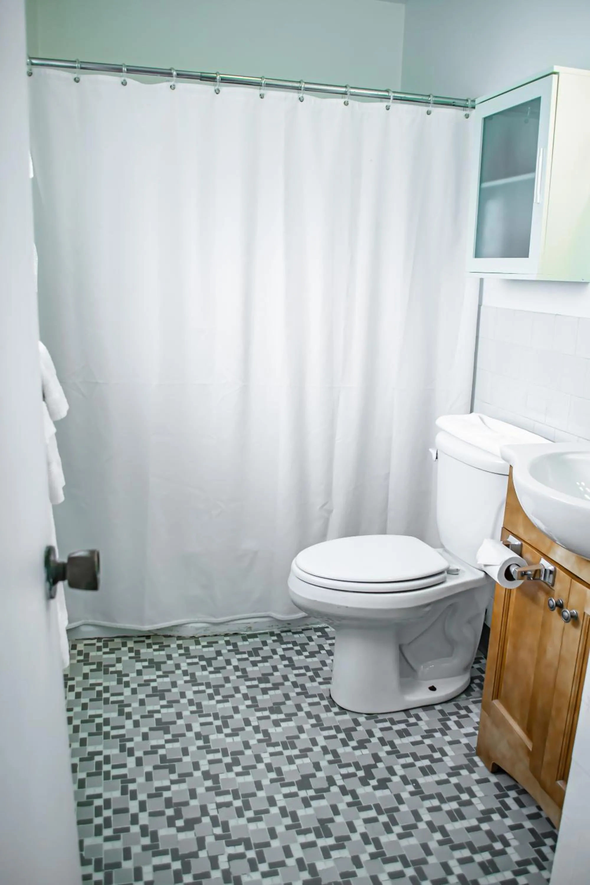 Shower in Point Arena Lighthouse