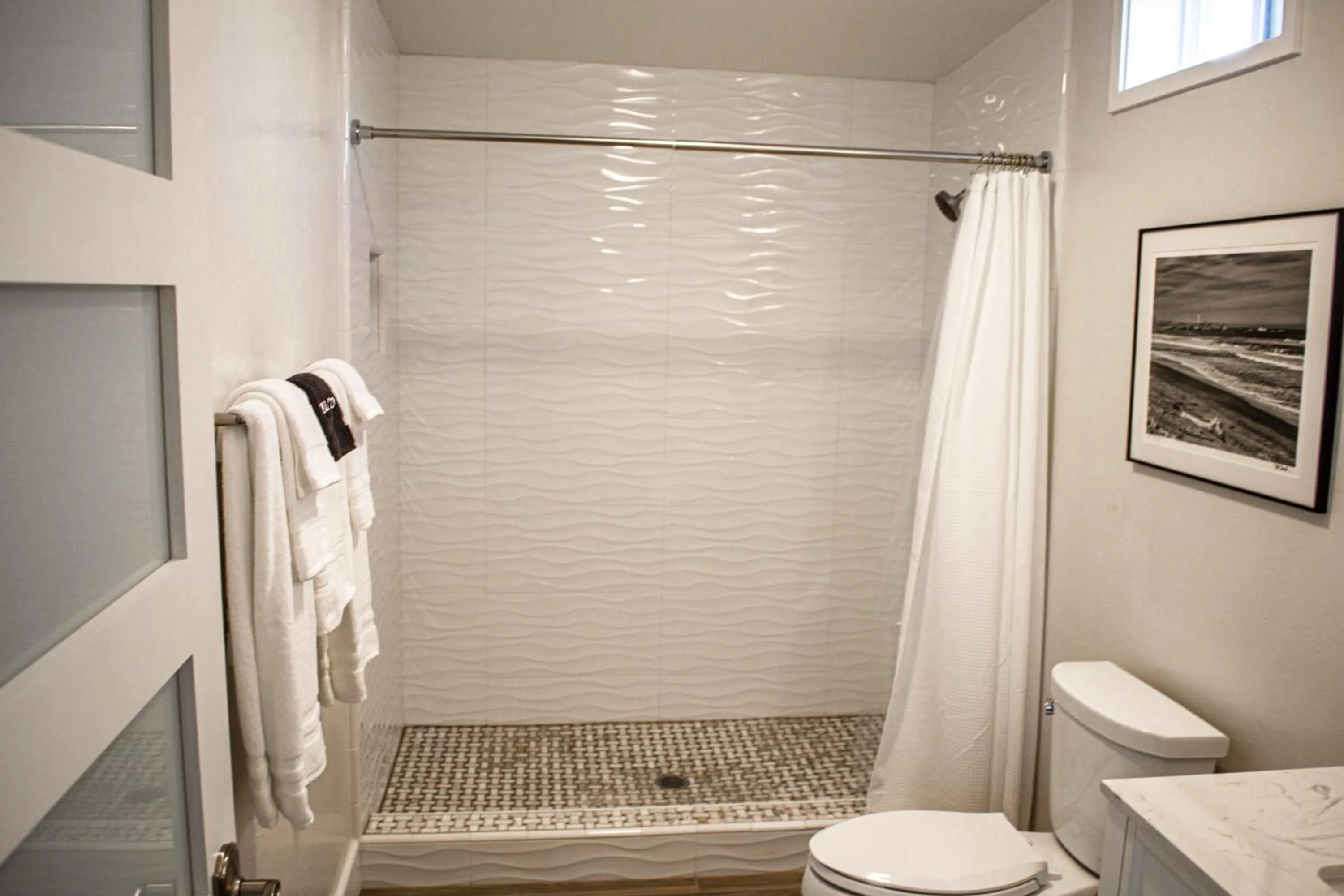 Shower in Point Arena Lighthouse