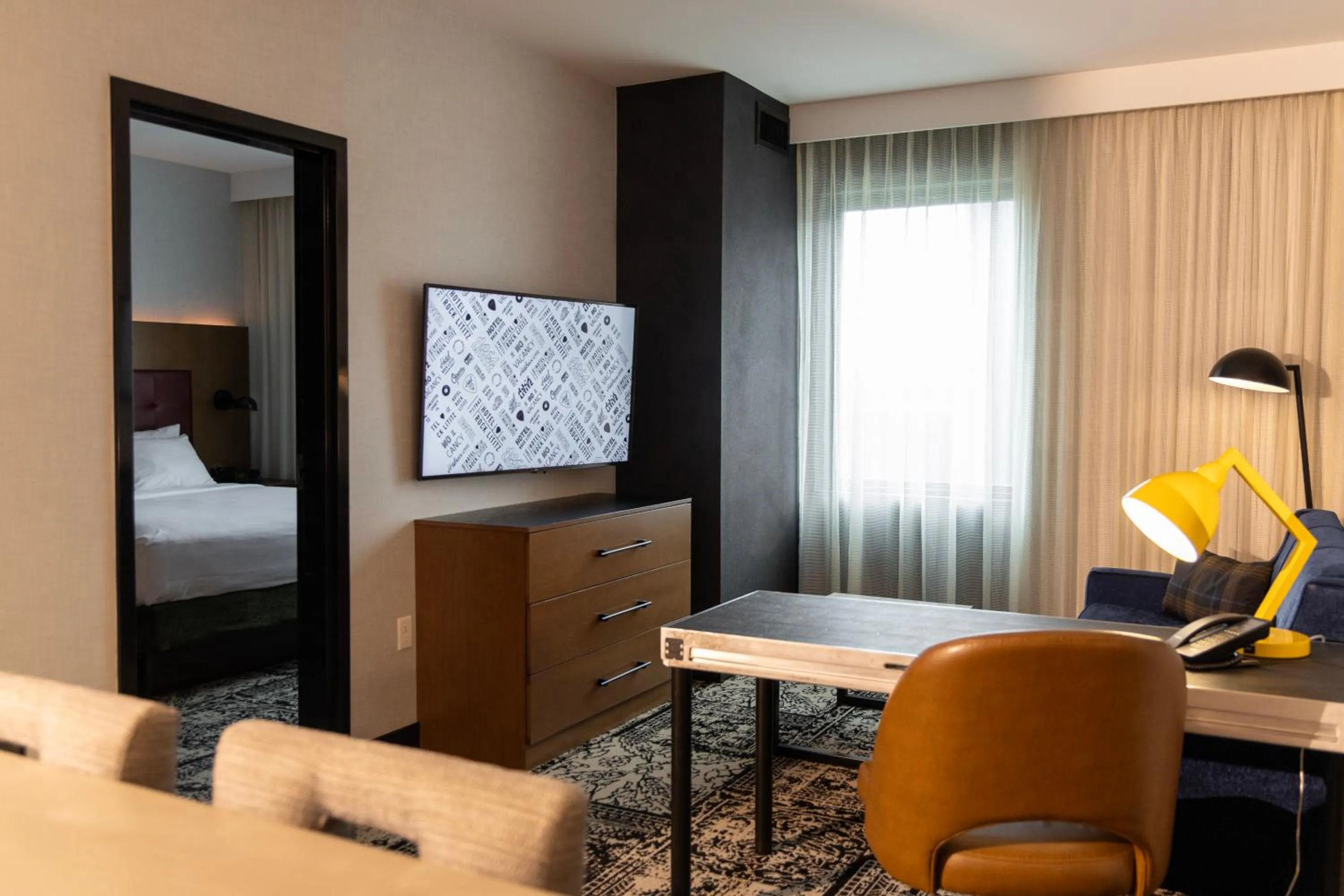 TV and multimedia, Bed in Hotel Rock Lititz