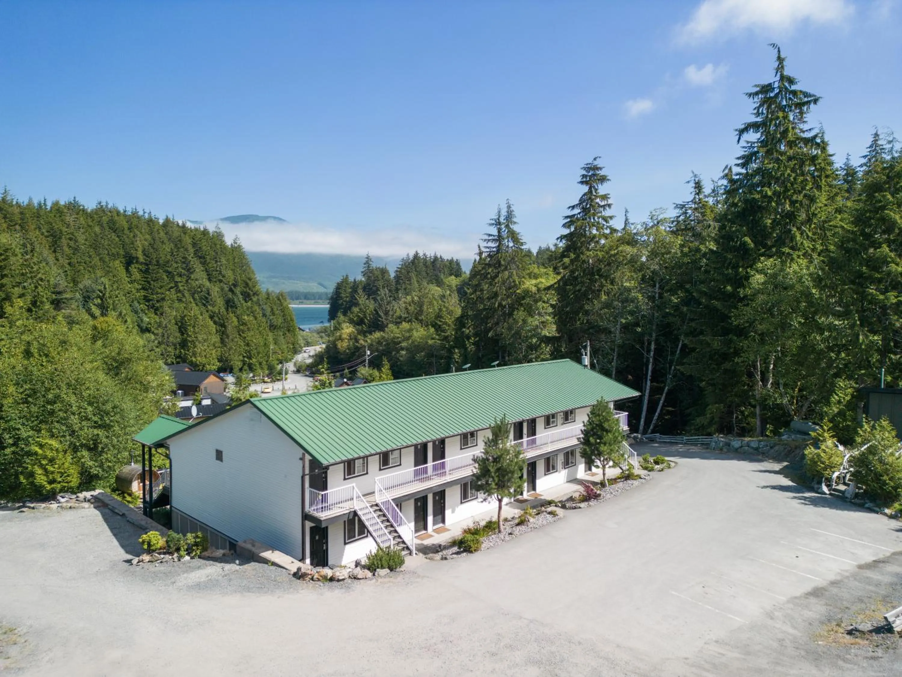 Property building in West Coast Trail Lodge