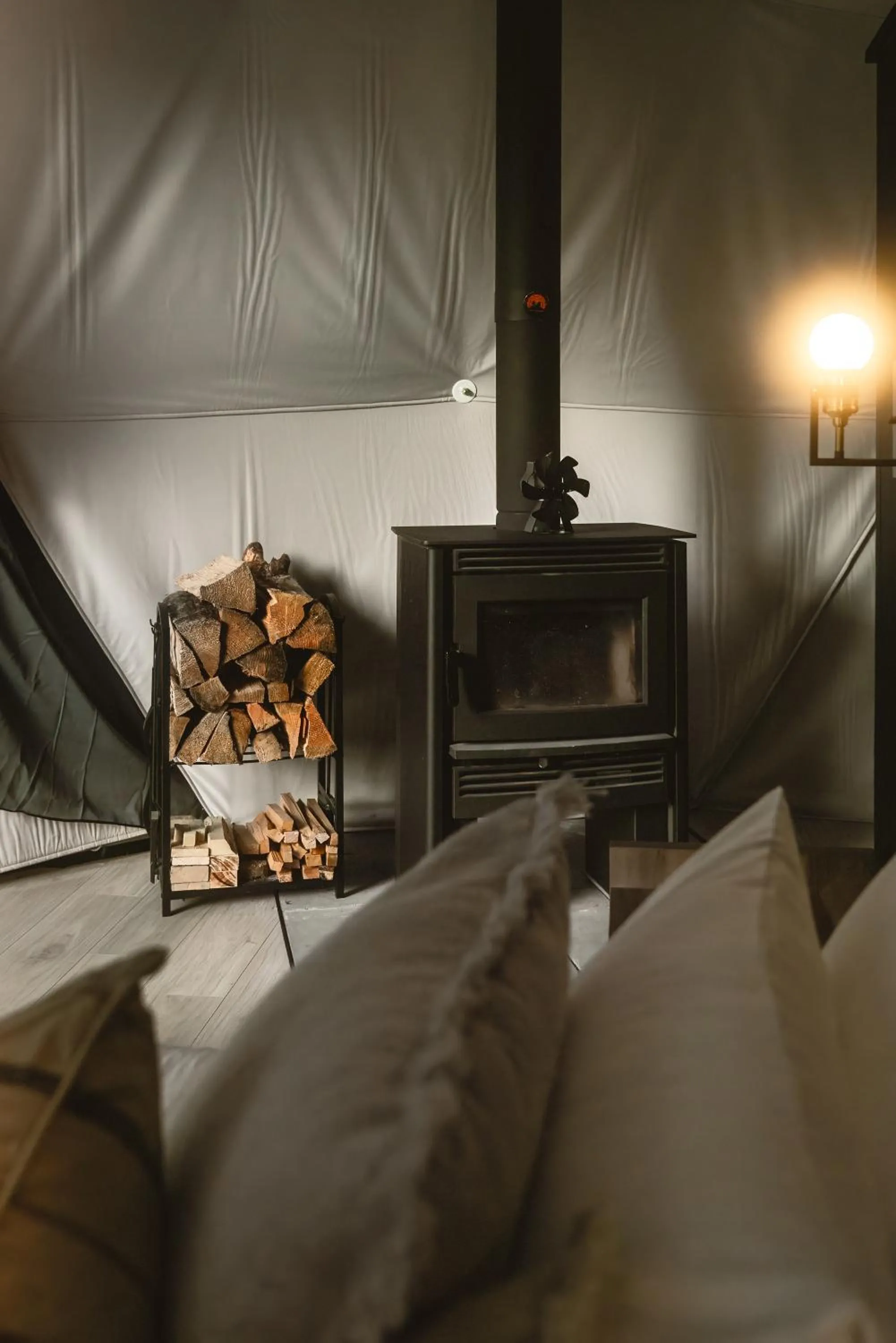 heating, Bed in West Coast Trail Lodge