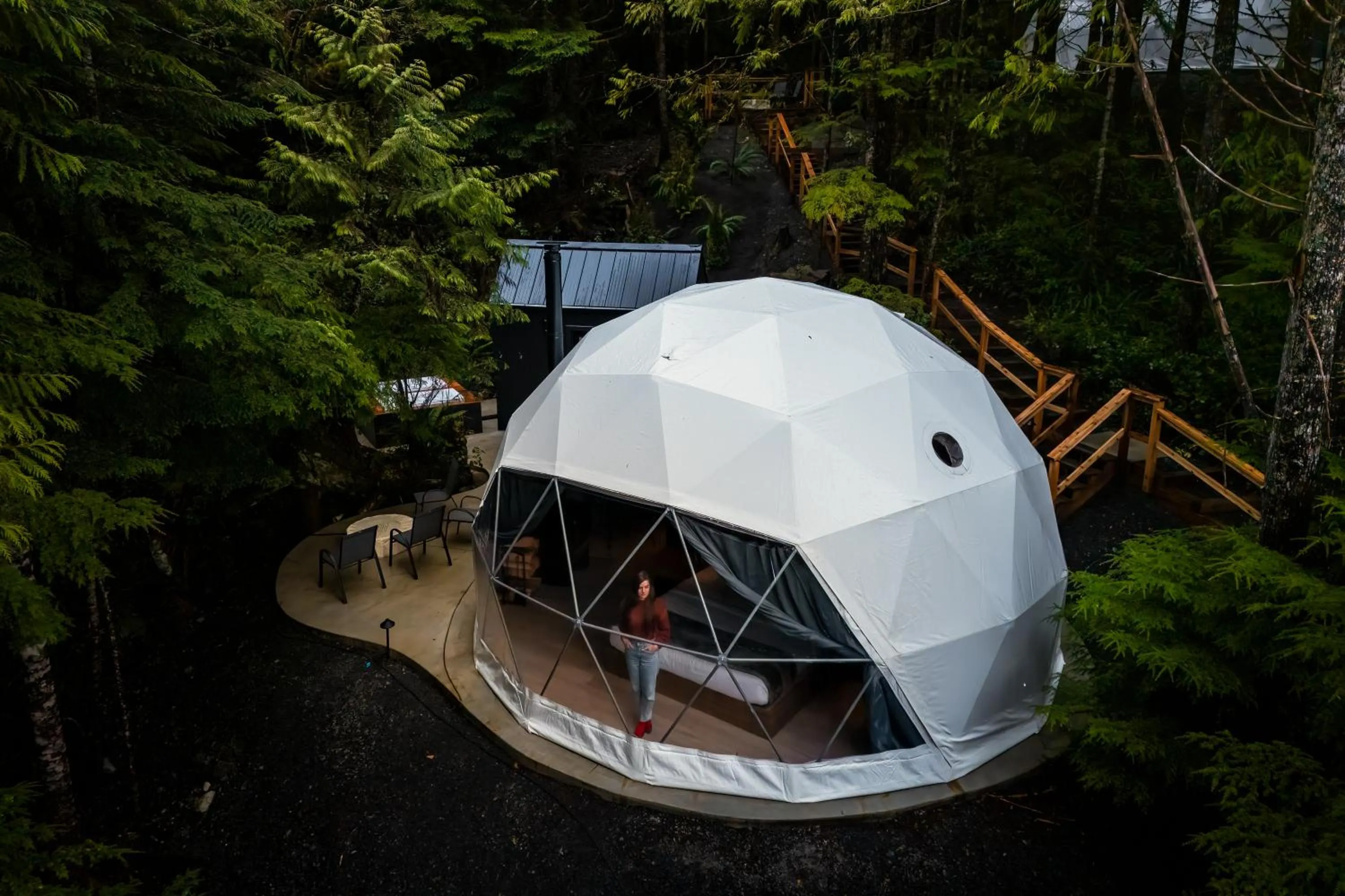 Property building in West Coast Trail Lodge