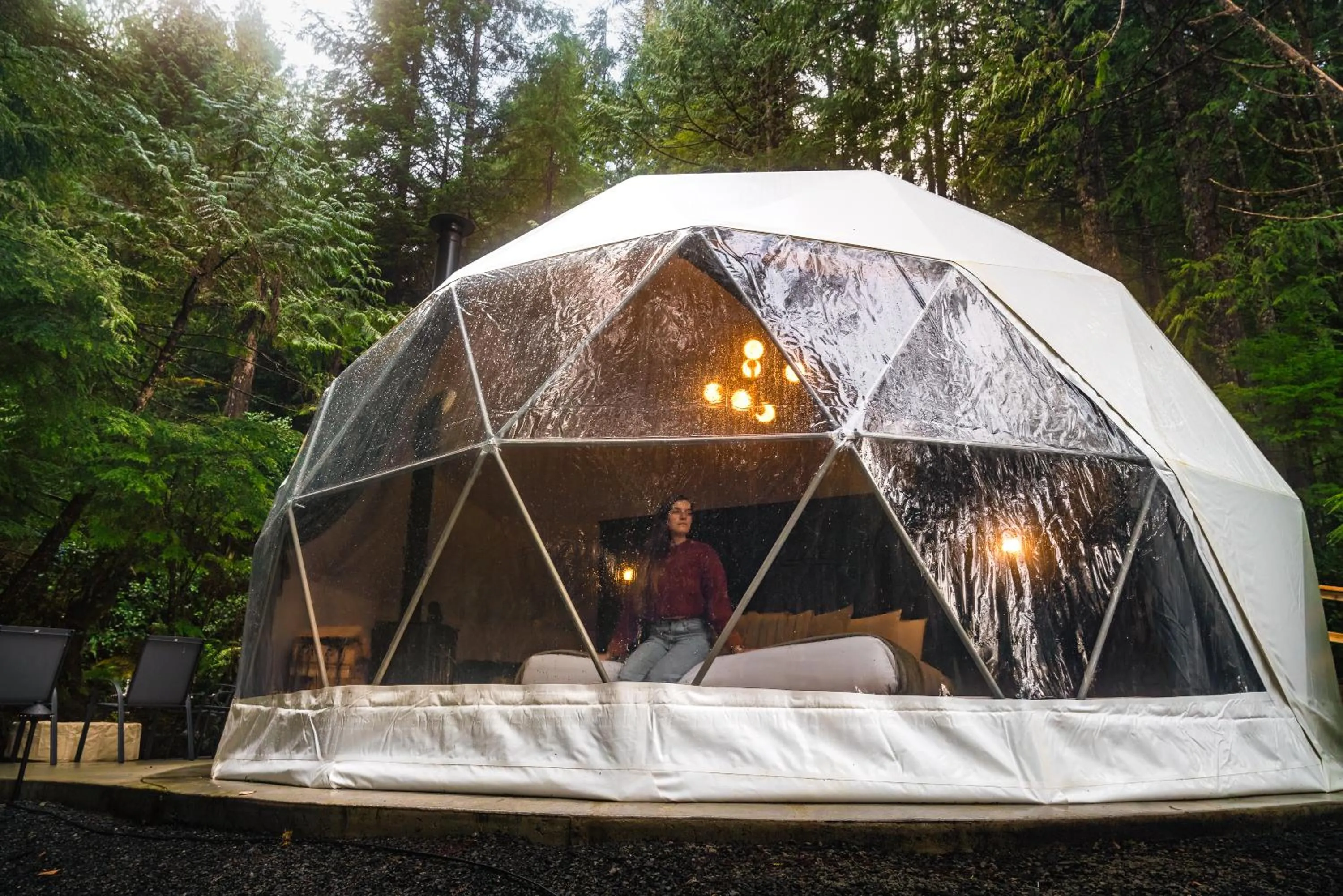 Property building in West Coast Trail Lodge