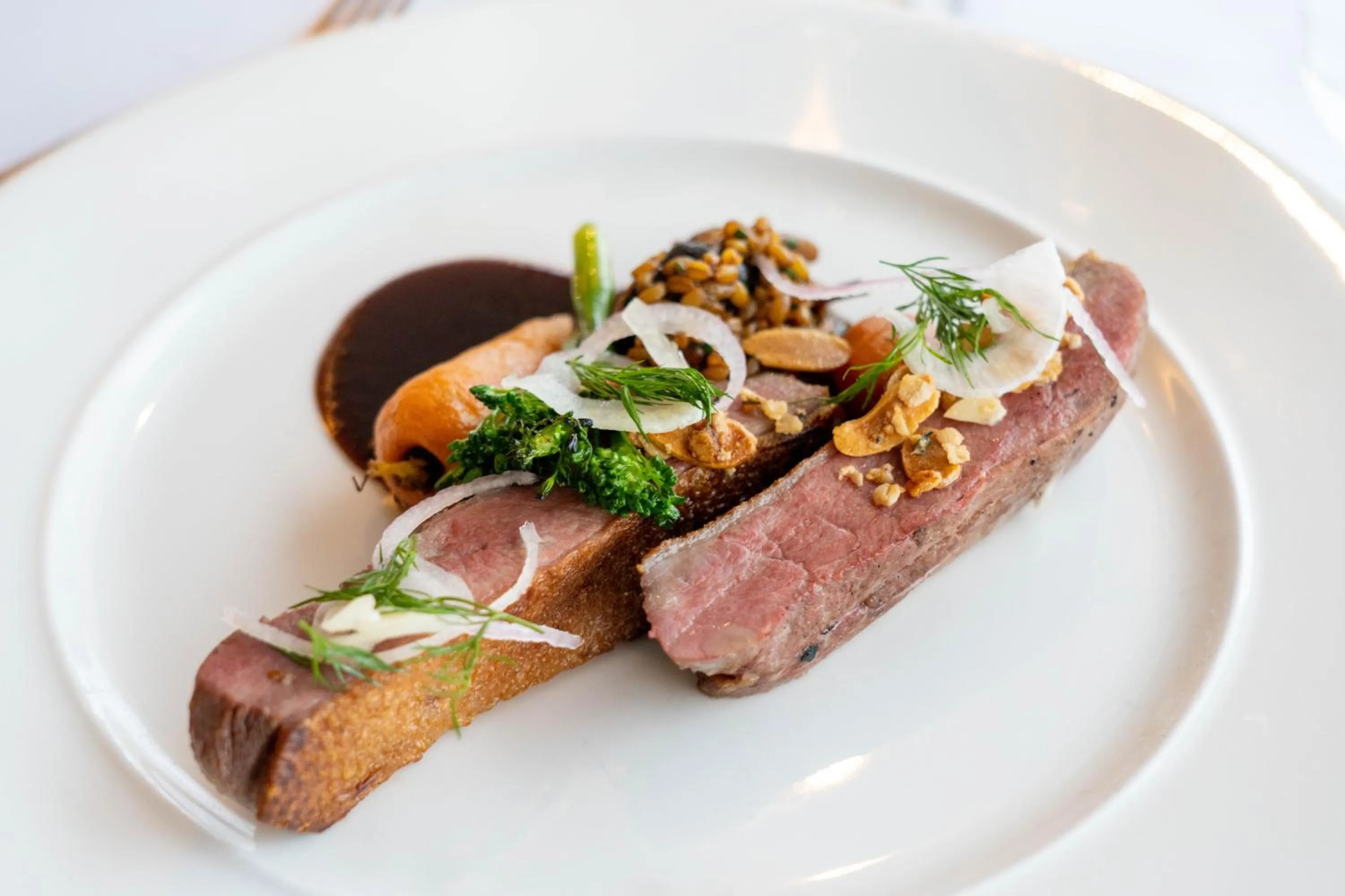 Food close-up in Redcastle Hotel