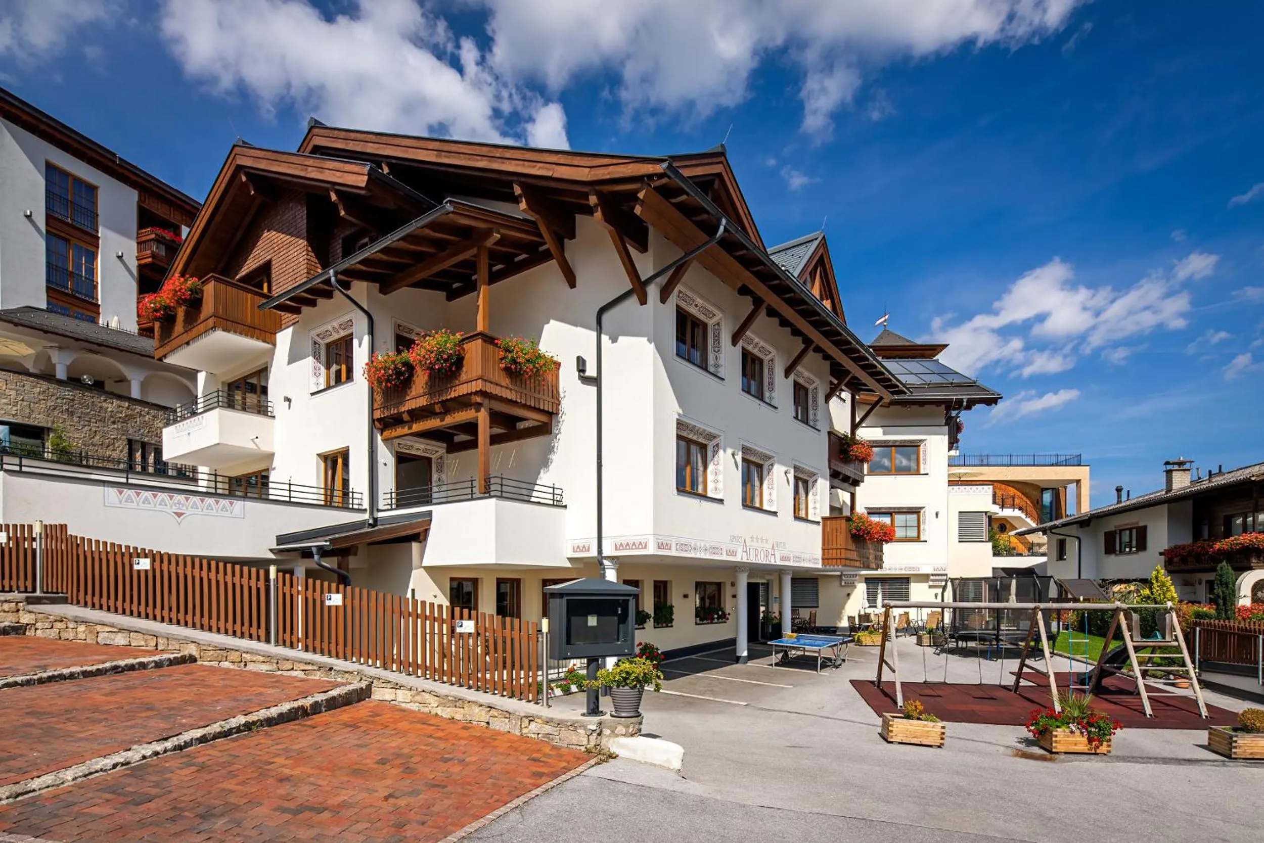 Property building in Apart-Hotel Aurora Fiss